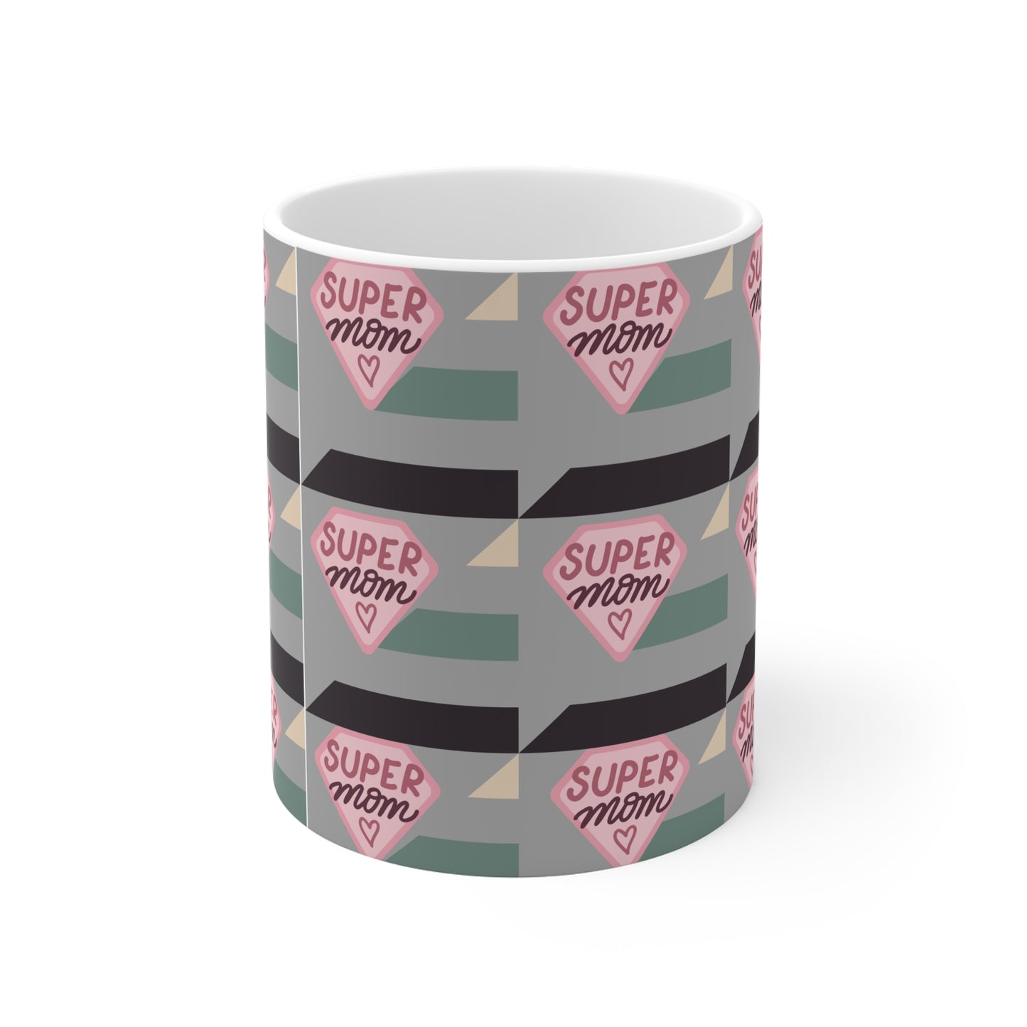 Super Mom Ceramic Mug - Heartfelt Gift for Mother's Day & Everyday Celebrations