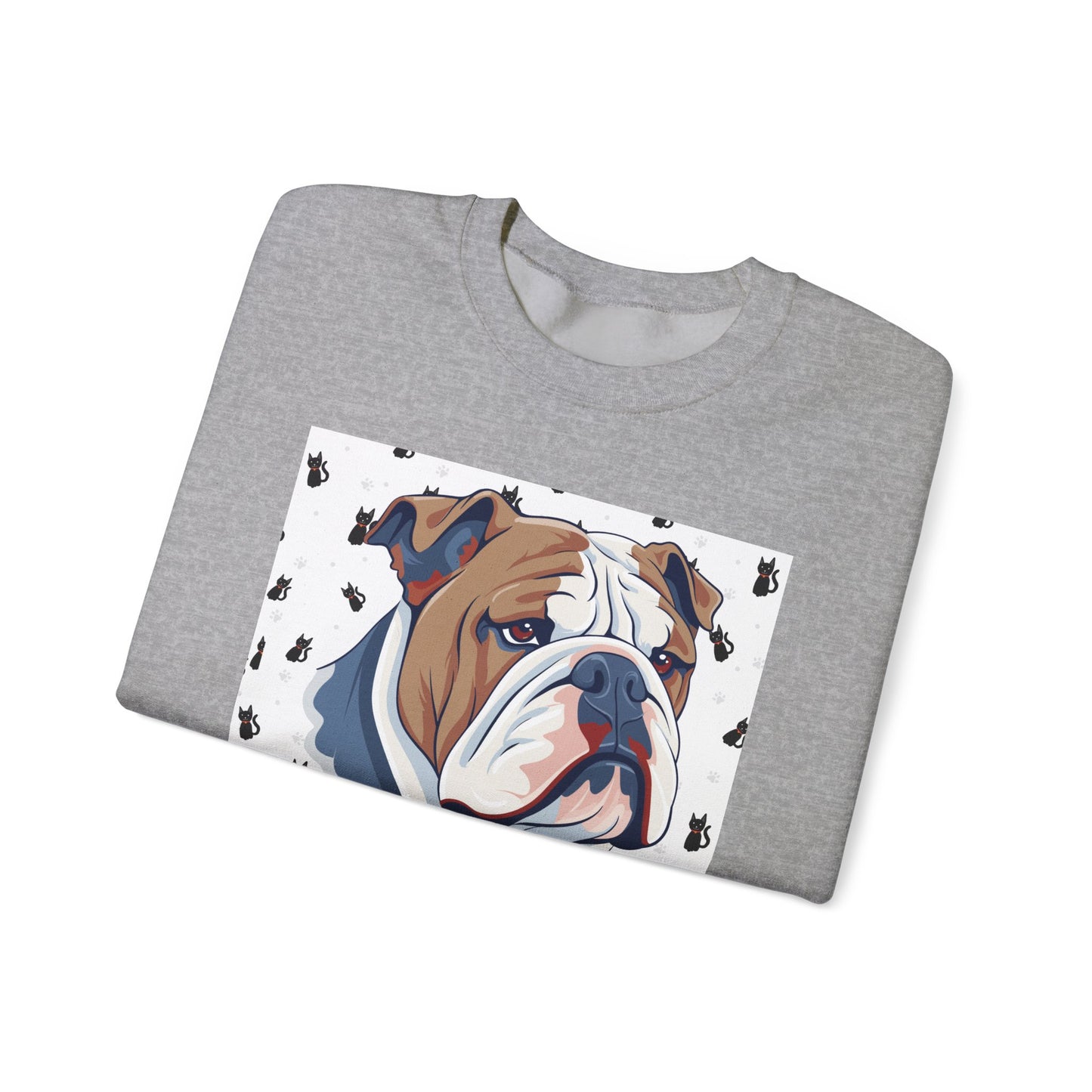 I Miss You Mommy Bulldog Sweatshirt - Unisex Heavy Blend™ Crewneck
