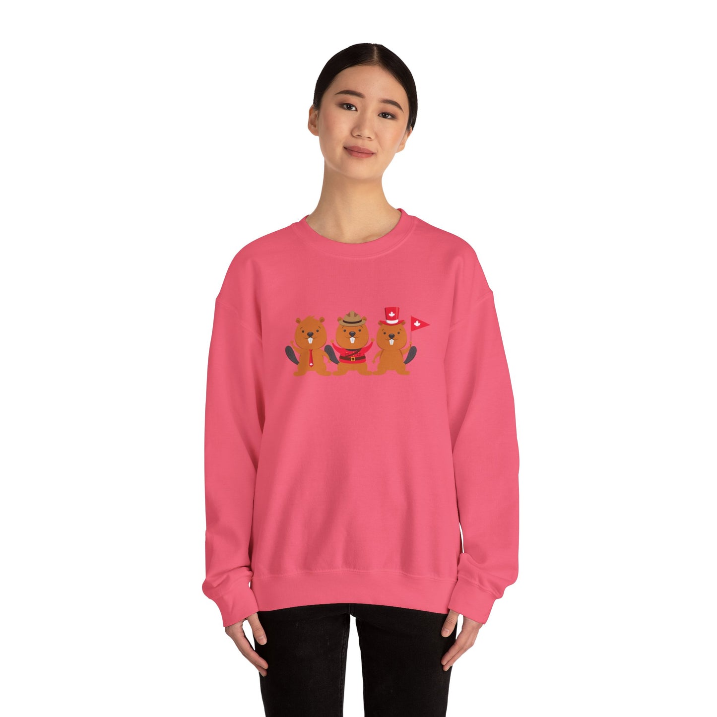 Cute Bear Crewneck Sweatshirt | Unisex Heavy Blend | Perfect for Casual Outings and Gifts