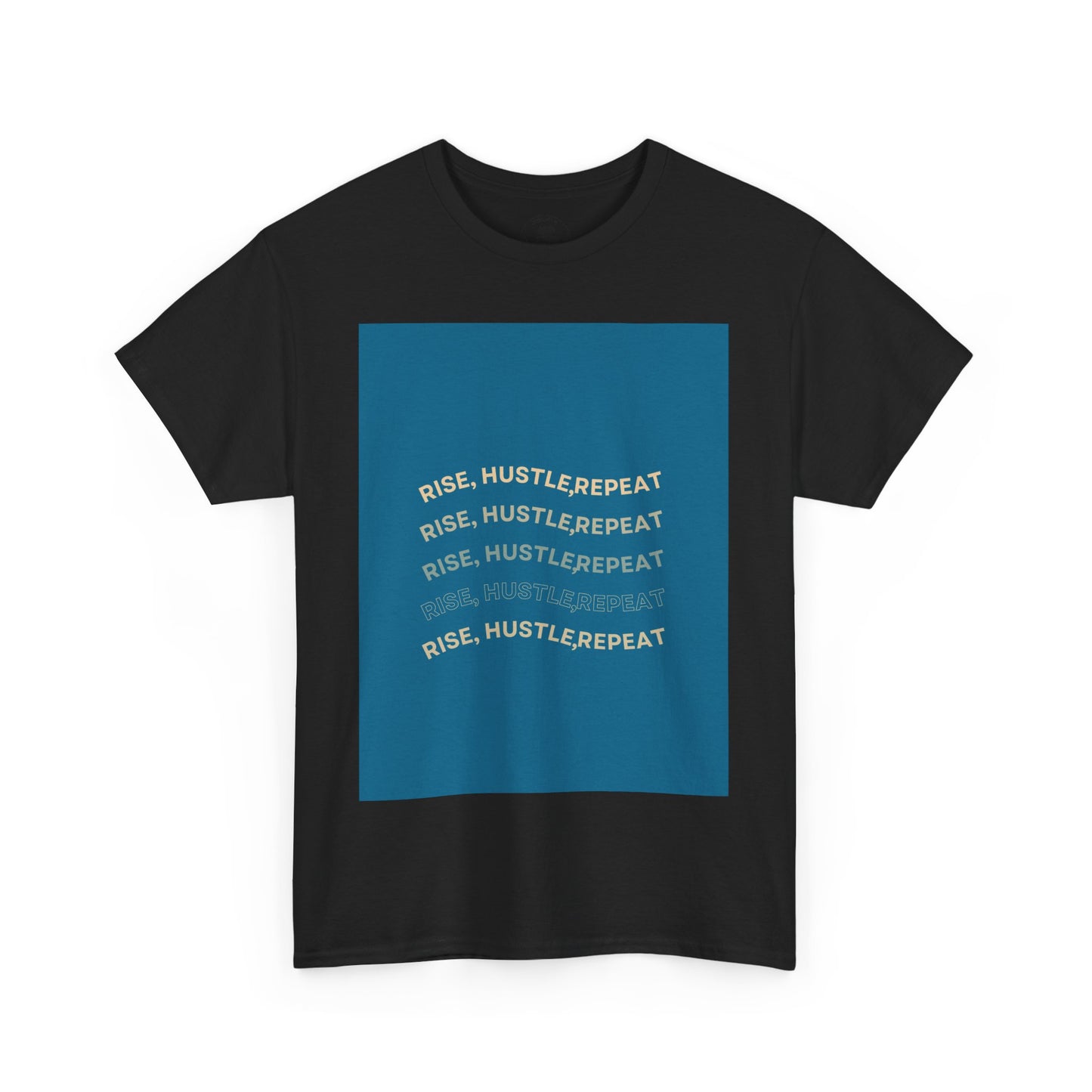 Rise,Hustle, Repeat’ Unisex Heavy Cotton Tee