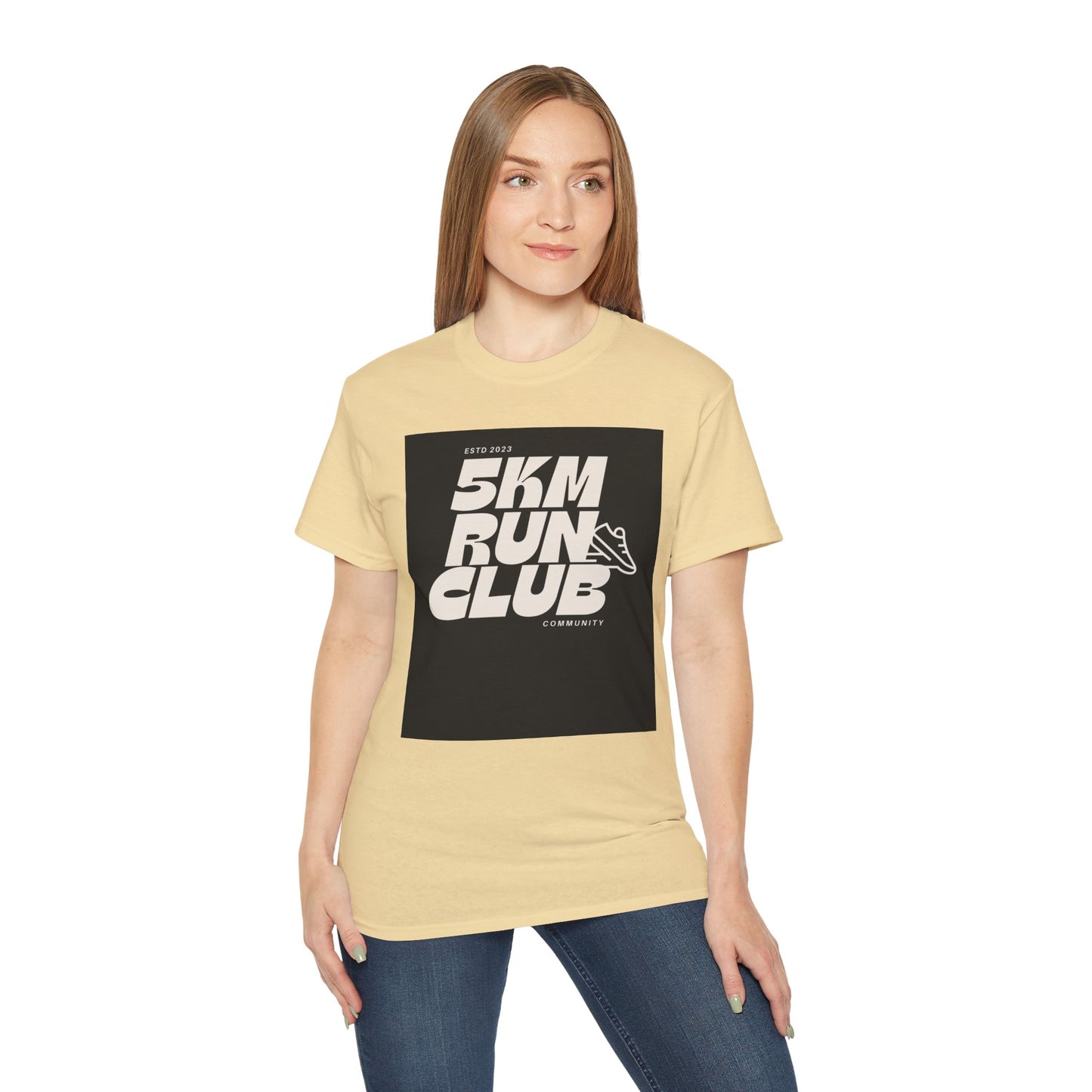 ‘5km Run Club’ Unisex Ultra Cotton Tee