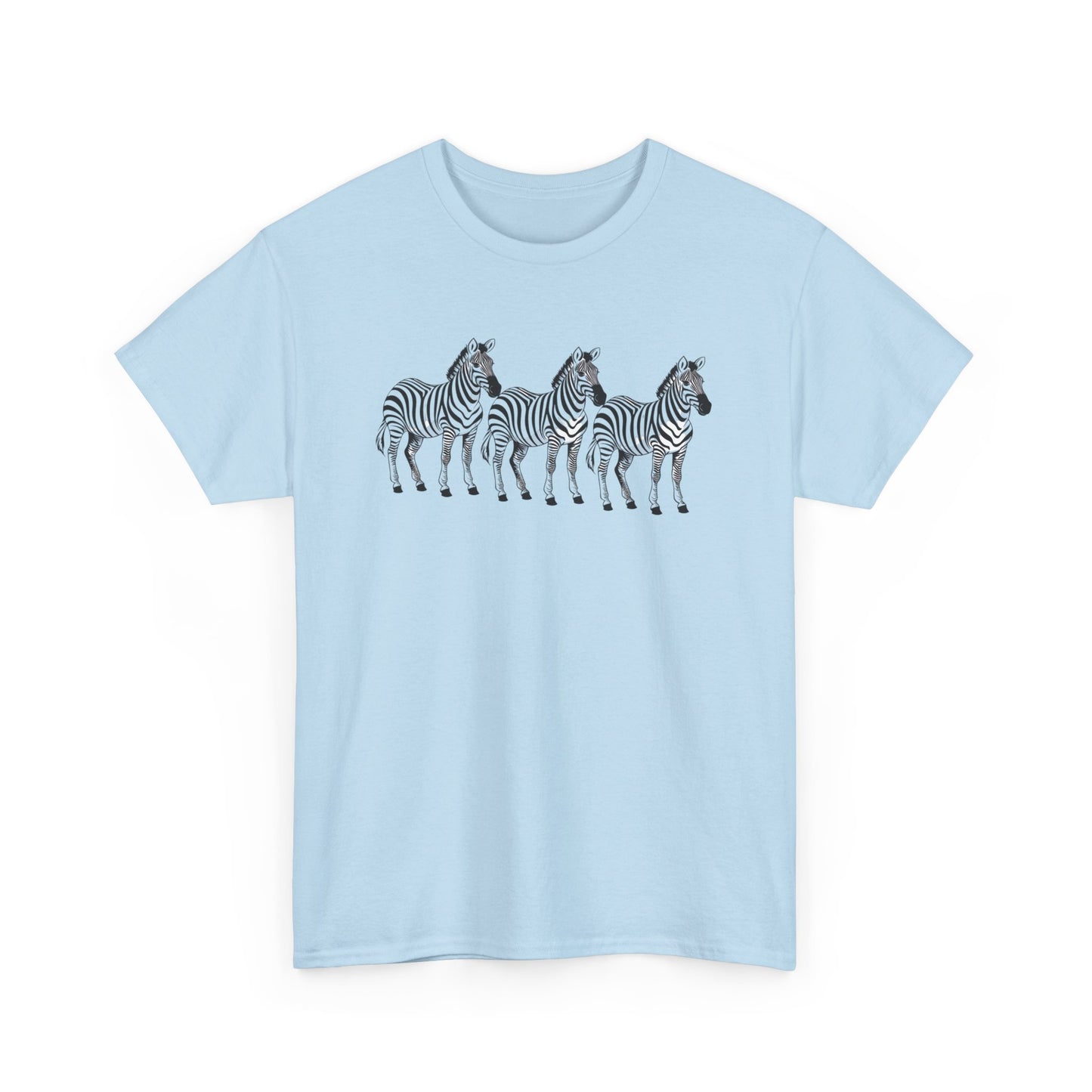Zebra Print Unisex Heavy Cotton Tee