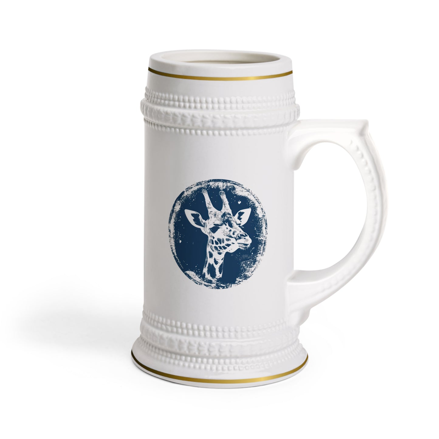 ‘Blue Cow’ Beer Stein Mug