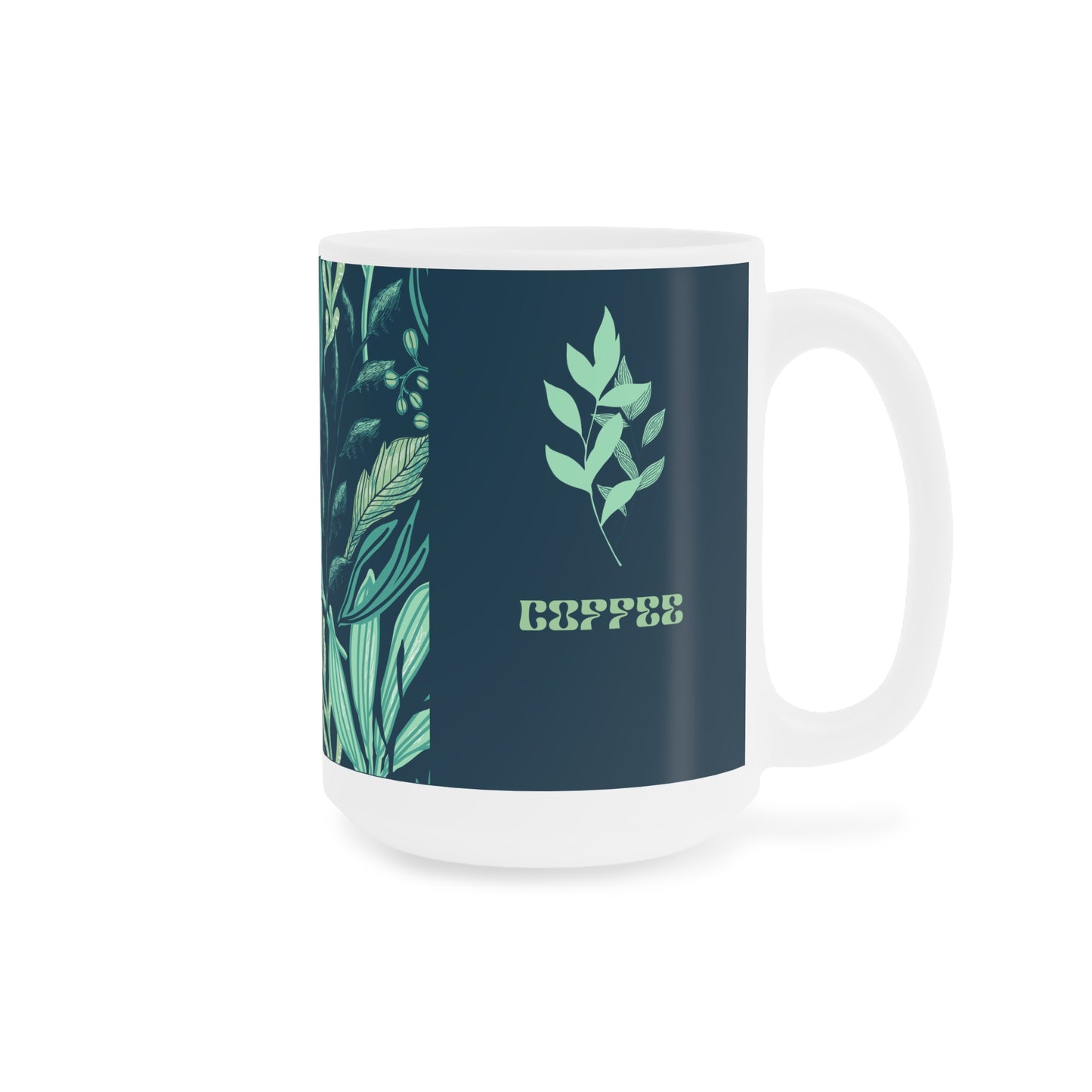 Botanical Ceramic Mug Collection, Eco-Friendly Coffee Cup, Perfect Gift for Plant Lovers, Sip & Savor, Nature-Inspired Drinkware