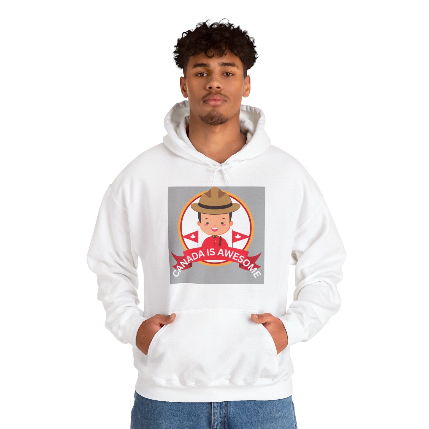 Canada Is Awesome Hoodie - Unisex Heavy Blend™ Sweatshirt for Comfort and Style
