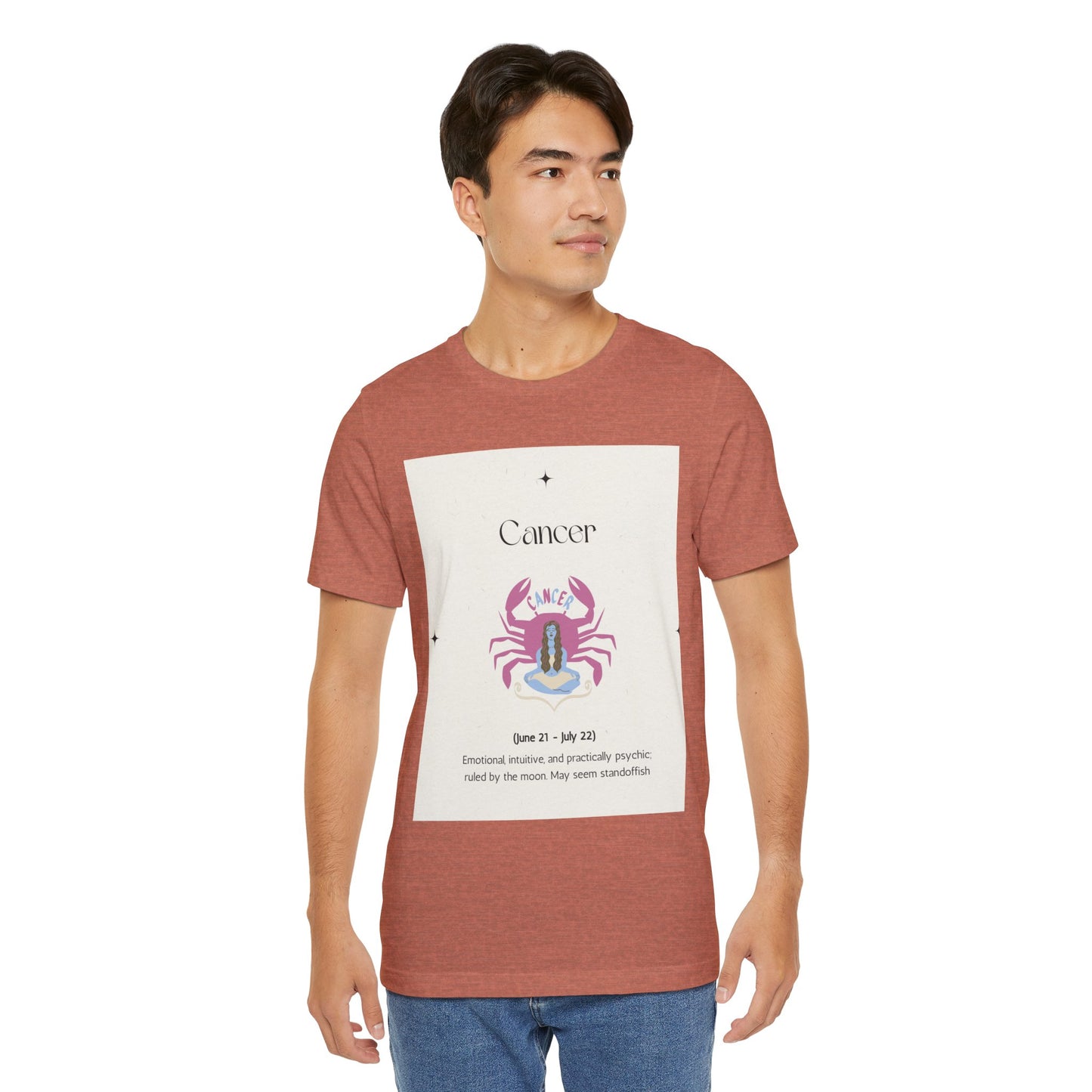 ‘Zodiac sign’ Unisex Jersey Short Sleeve Tee