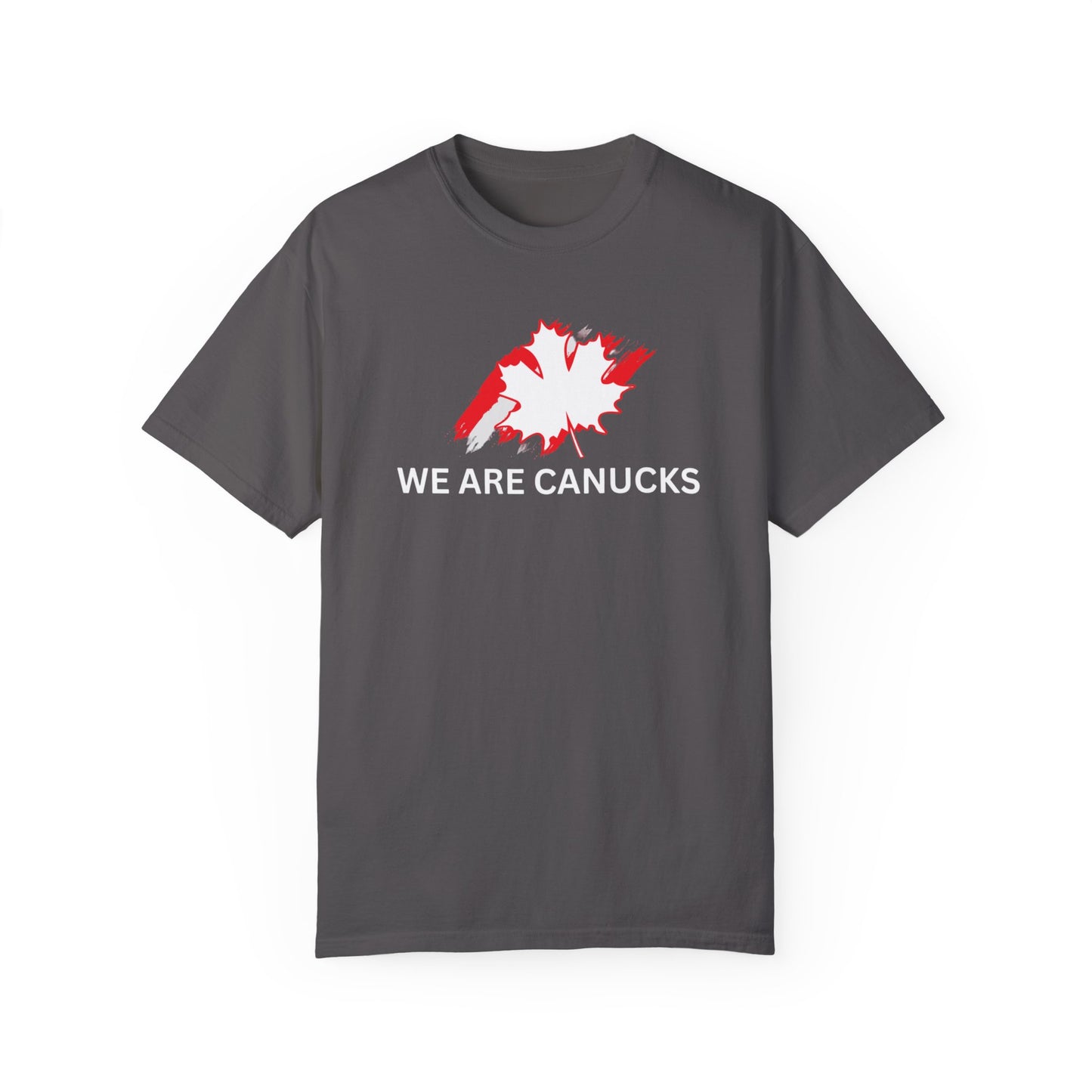 Unisex Garment-Dyed T-shirt - 'We Are Canucks' Canada Pride Tee