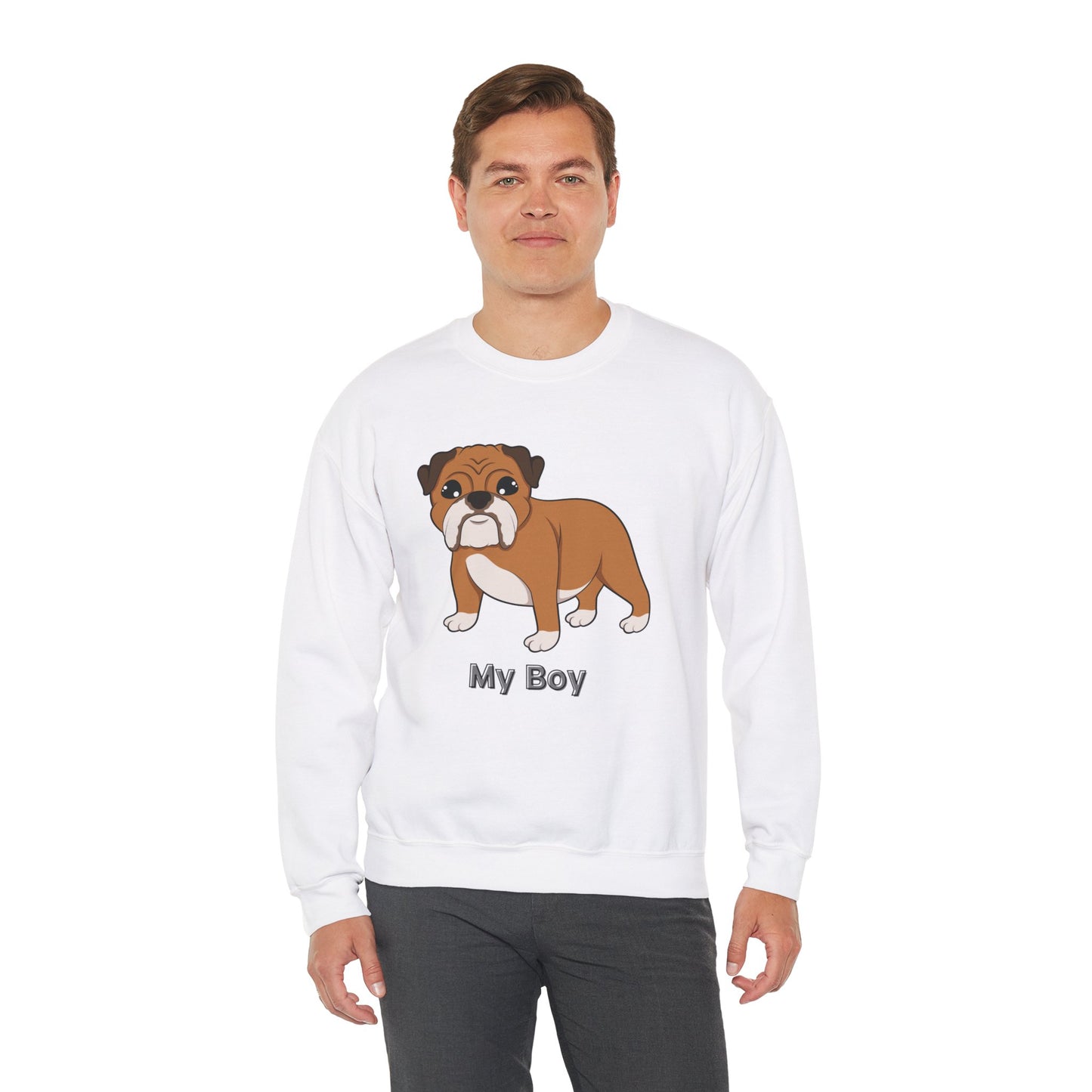 My Boy’ Personalized Unisex Heavy Blend™ Crewneck Sweatshirt. Replace My Boy with your dog’s name