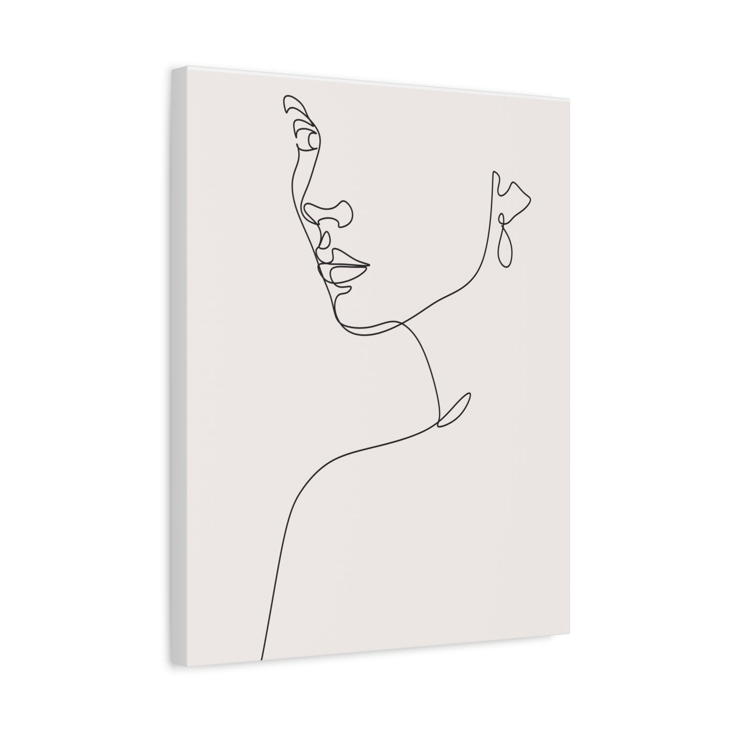 ‘Line Art’ Matte Canvas, Stretched, 1.25"