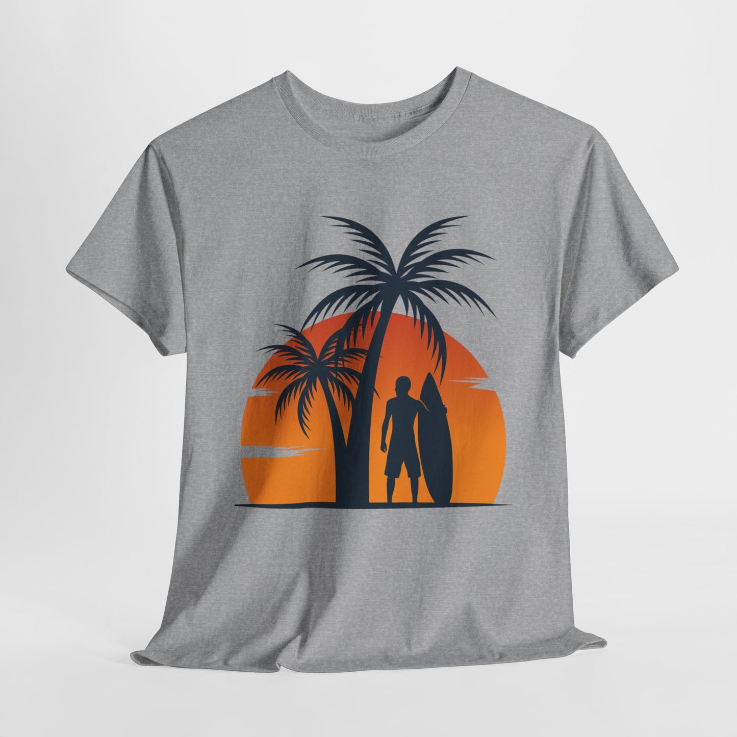 Tropical Sunset Tee, Relaxed Beach Vibes, Perfect for Summer Days, Gift for Beach Lovers, Vacation Essentials, Casual Wear