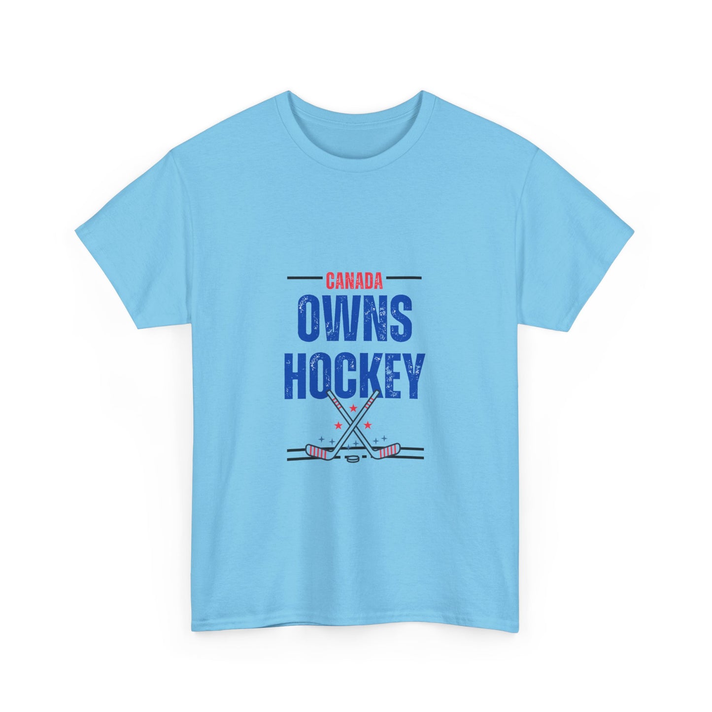Canada Owns Hockey Unisex Heavy Cotton Tee