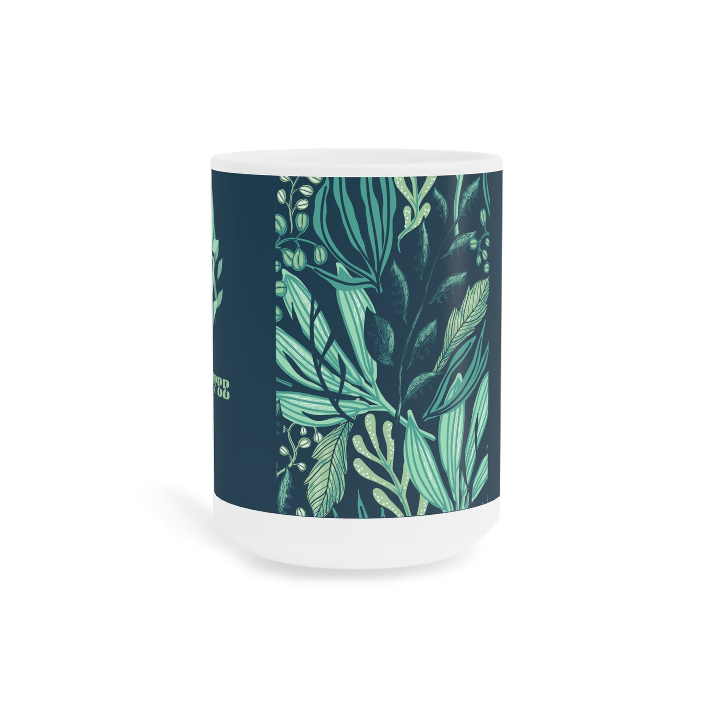Botanical Ceramic Mug Collection, Eco-Friendly Coffee Cup, Perfect Gift for Plant Lovers, Sip & Savor, Nature-Inspired Drinkware