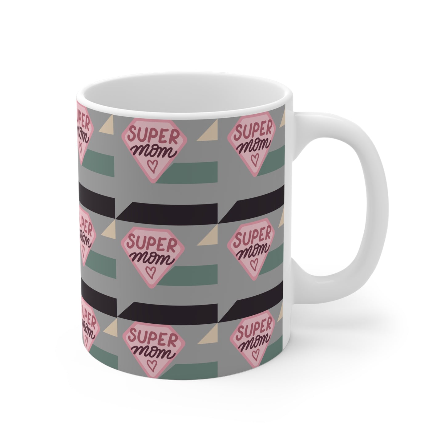 Super Mom Ceramic Mug - Heartfelt Gift for Mother's Day & Everyday Celebrations