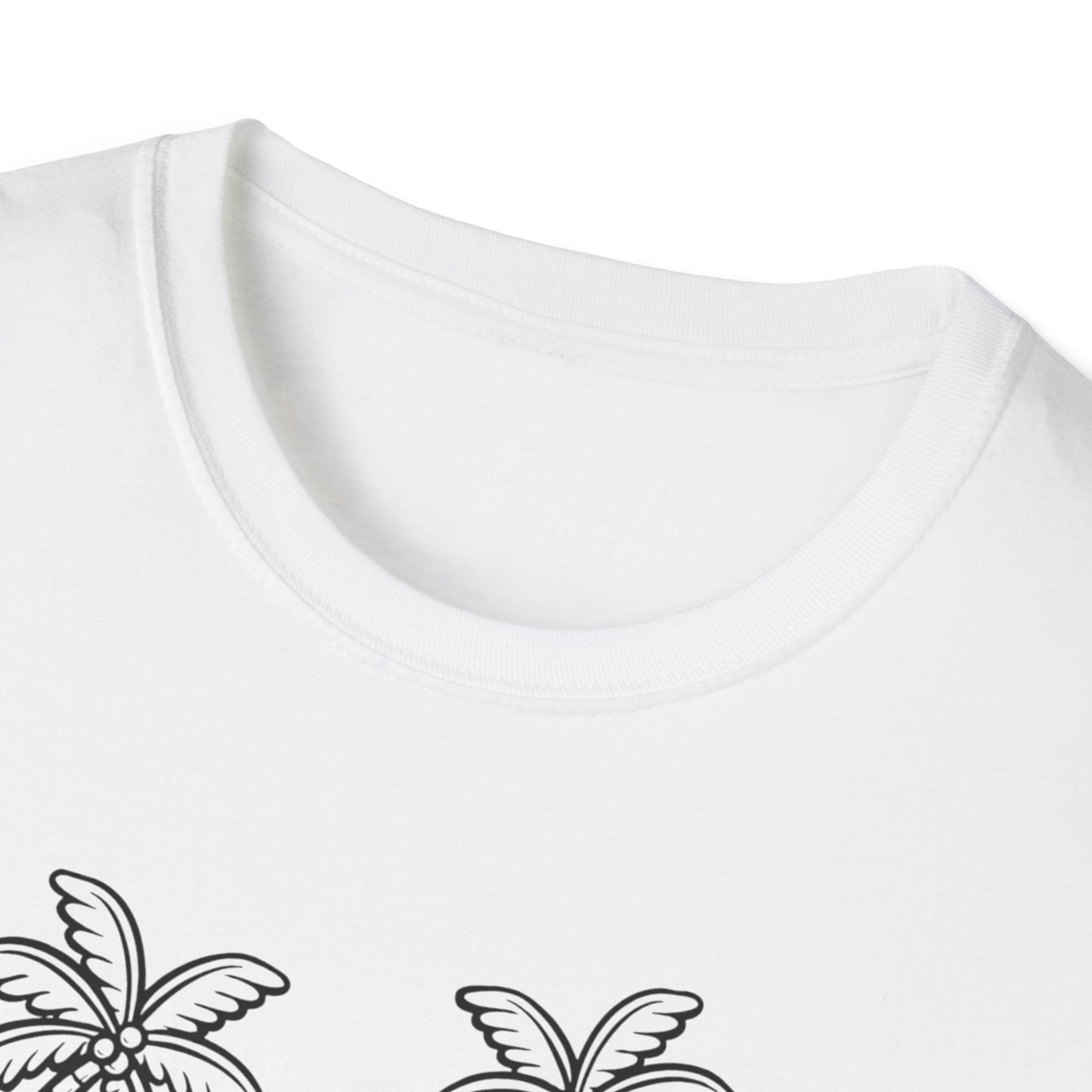 Relaxing Paradise T-Shirt with Hand-Drawn Design, Beach Vibes Tee, Summer Apparel, Eco-Friendly Gift, Vacation Essential