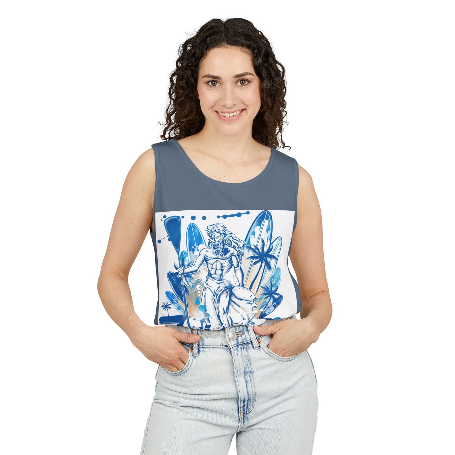 Lost Summer Unisex Tank Top, Beach Wear, Summer Vibes, Casual Top, Vacation Apparel, Gift for Friends