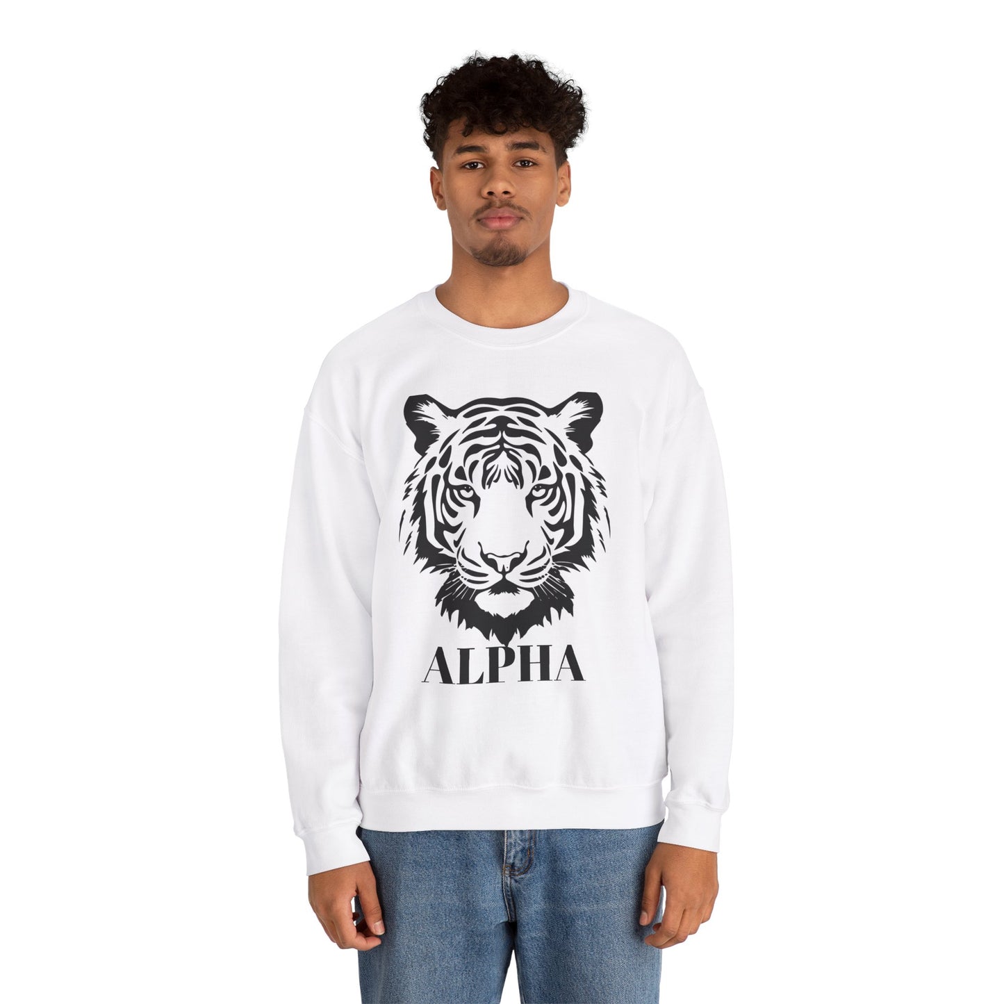 ‘ALPHA’ Unisex Heavy Blend™ Crewneck Sweatshirt