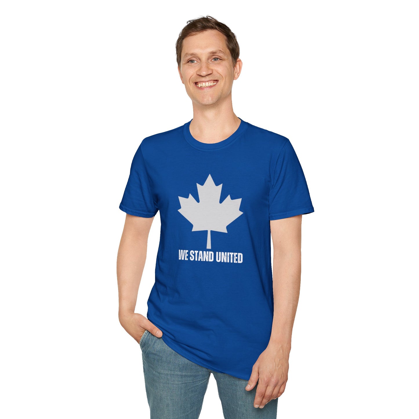 Canada Pride Unisex Softstyle T-Shirt - 'We Stand United'