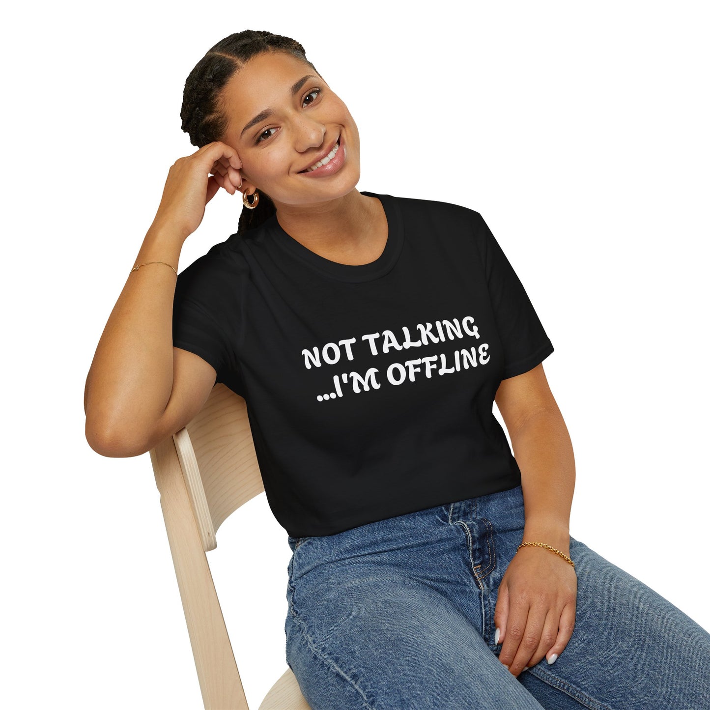 ‘I’M Offline’ Unisex Softstyle Tee