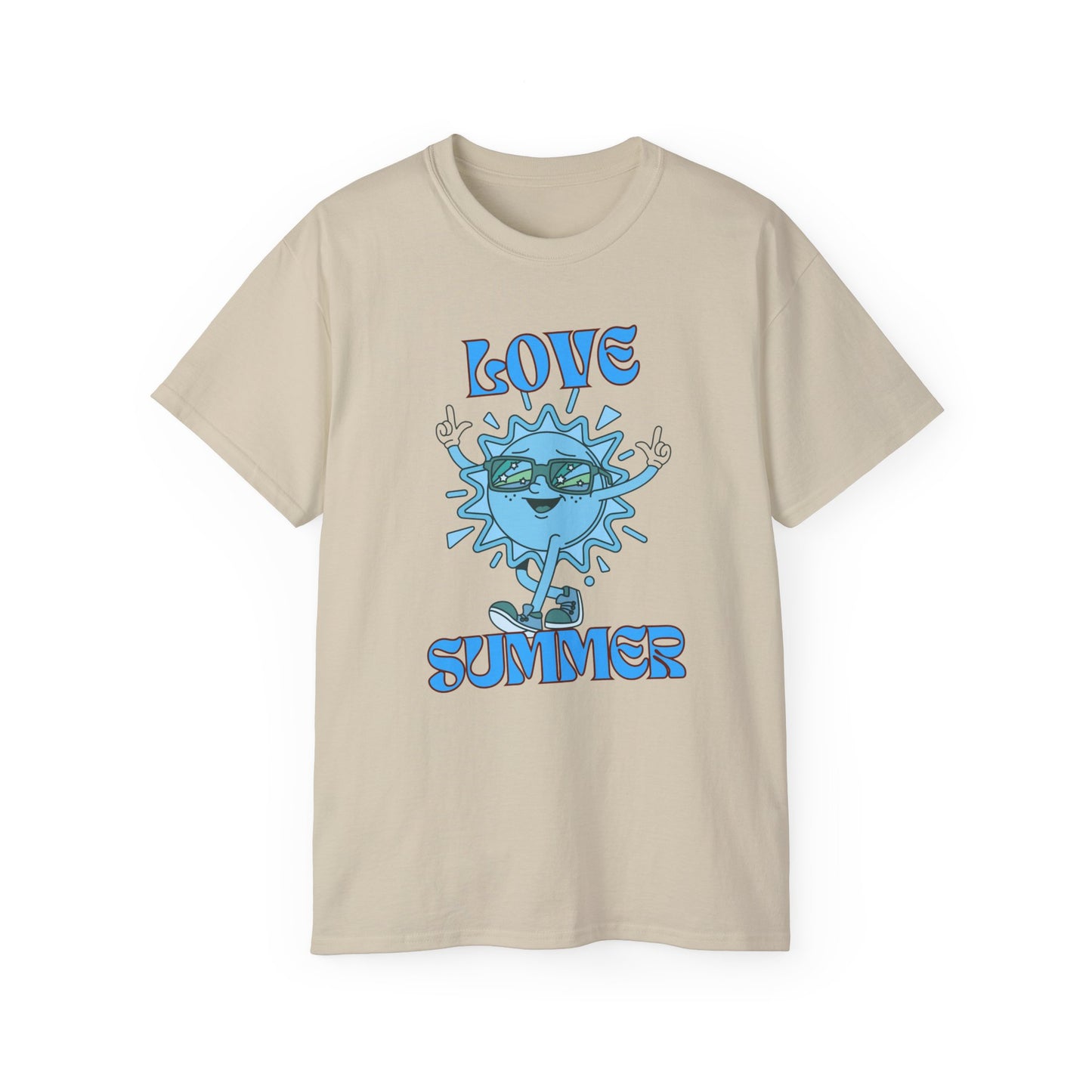 Sunny Vibes Unisex Tee - Love Sunnier Graphic T-Shirt, Summer Fashion, Beachwear, Gift for Him or Her, Casual Style