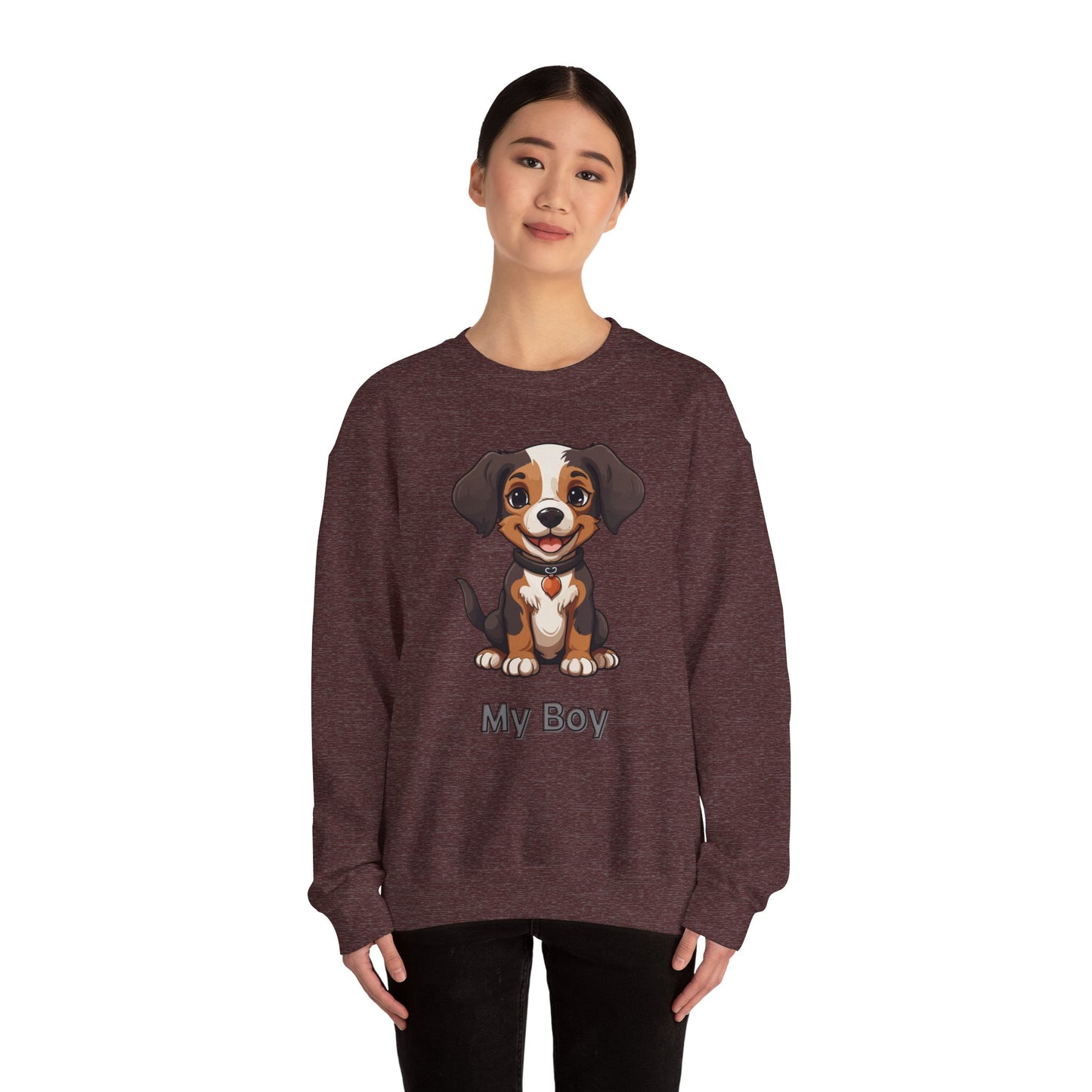‘My Boy’ Personaliaed Unisex Heavy Blend™ Crewneck Sweatshirt. Replace My Boy with your dog’s name