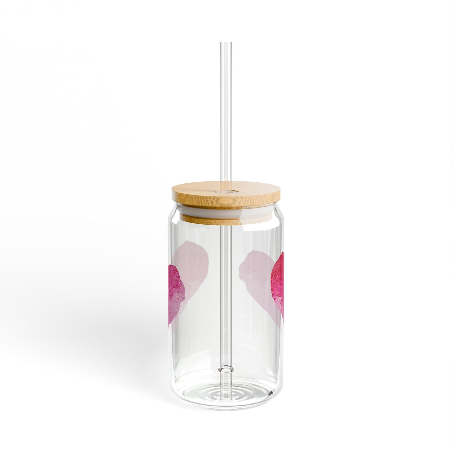 ‘Heart’ Sipper Glass, 16oz