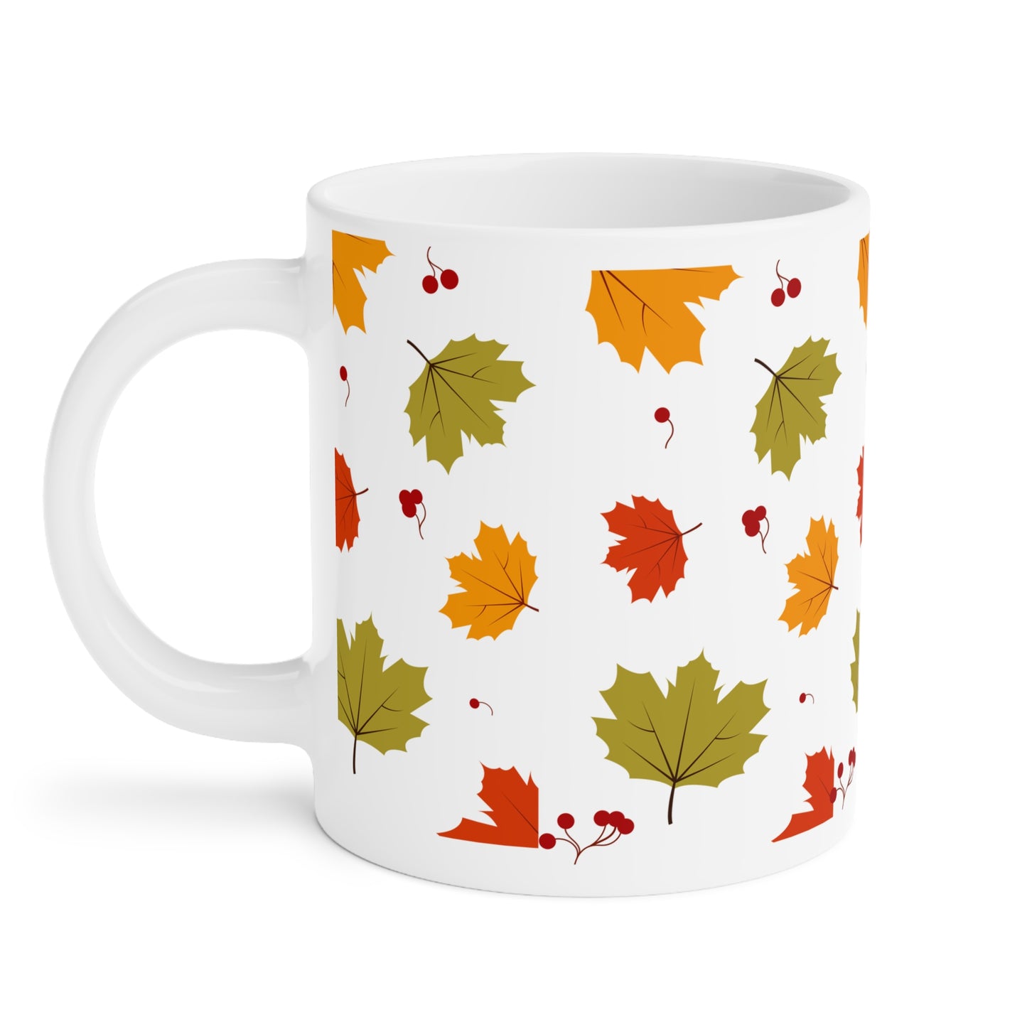 Autumn Leaves Ceramic Mug - 11oz, 15oz & 20oz - Perfect for Fall Cozy Vibes and Gift Giving