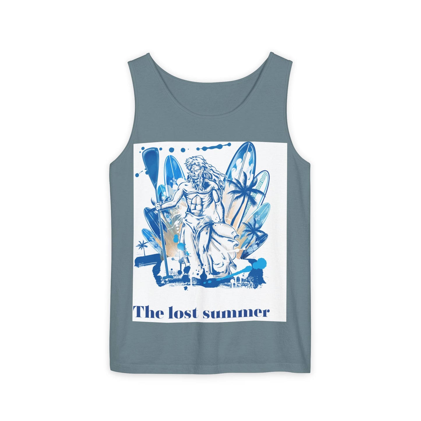 Lost Summer Unisex Tank Top, Beach Wear, Summer Vibes, Casual Top, Vacation Apparel, Gift for Friends