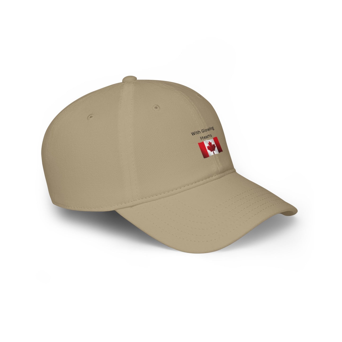 Canadian Hearts Low Profile Baseball Cap