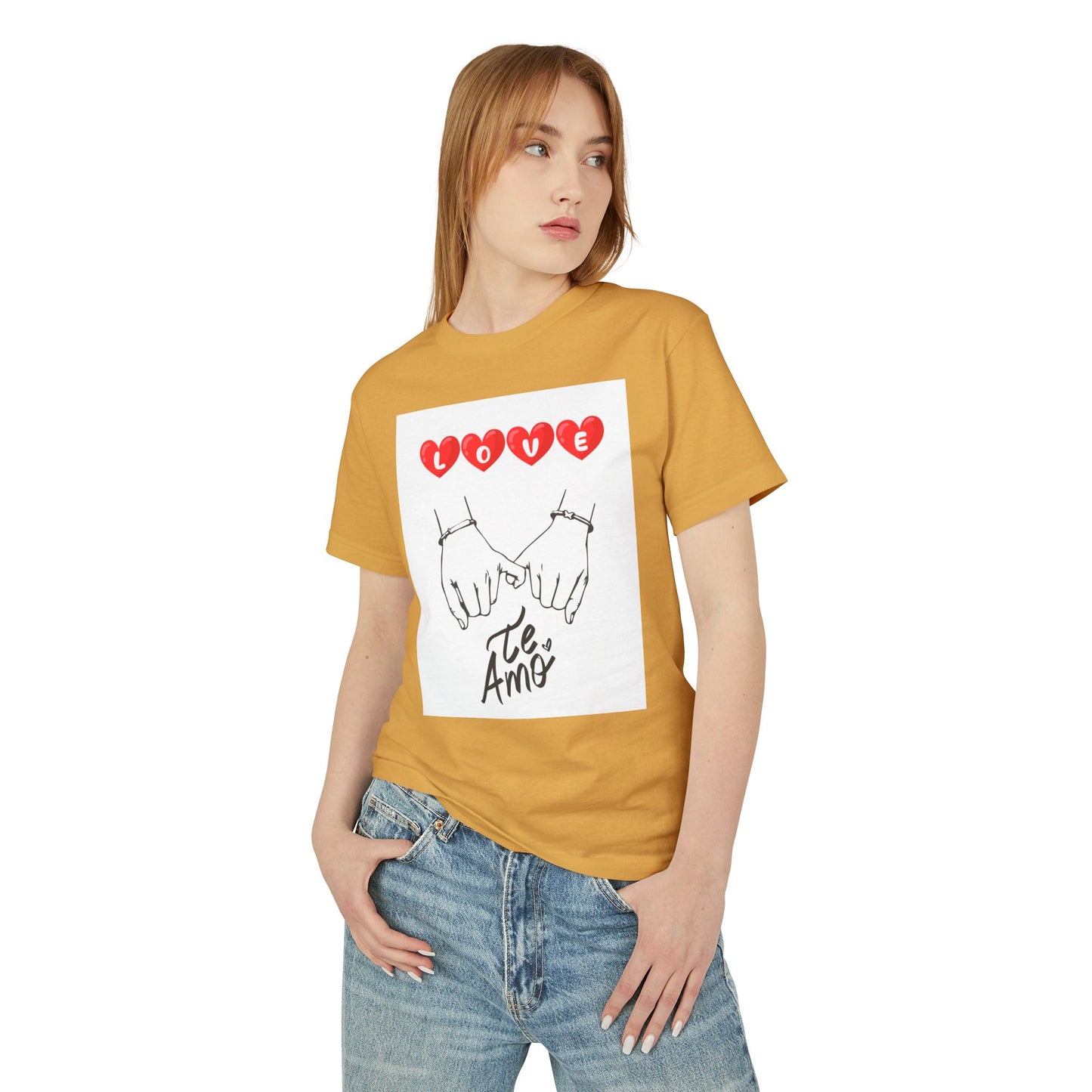 ‘His & Hers Valentines T-shirt’s’ Unisex Garment-Dyed Heavyweight Cotton Tee