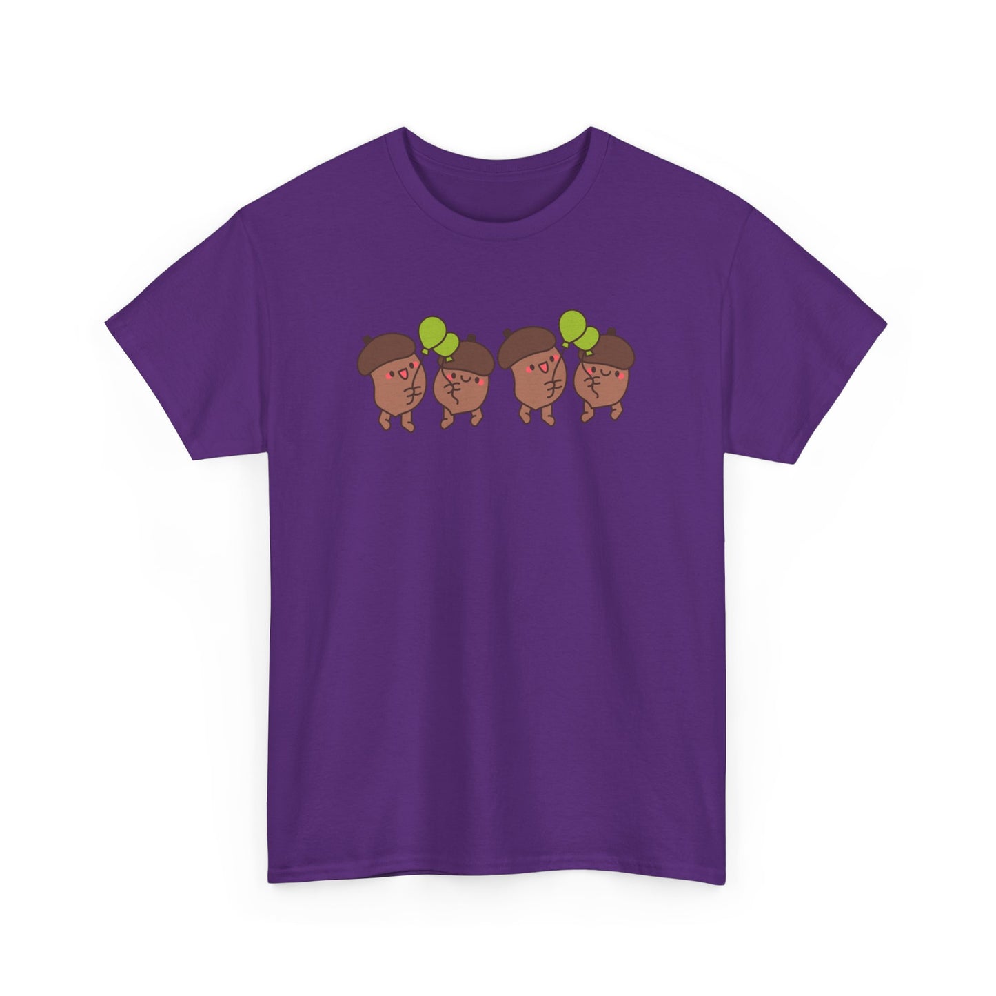 Joyful Cartoon Tee with Balloons - Unisex Heavy Cotton Shirt