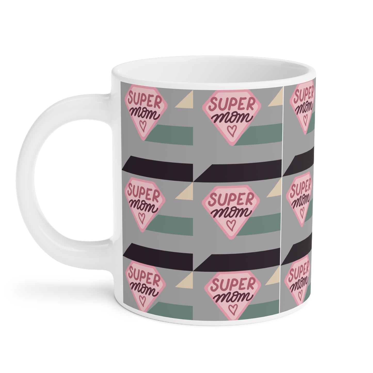 Super Mom Ceramic Mug - Heartfelt Gift for Mother's Day & Everyday Celebrations