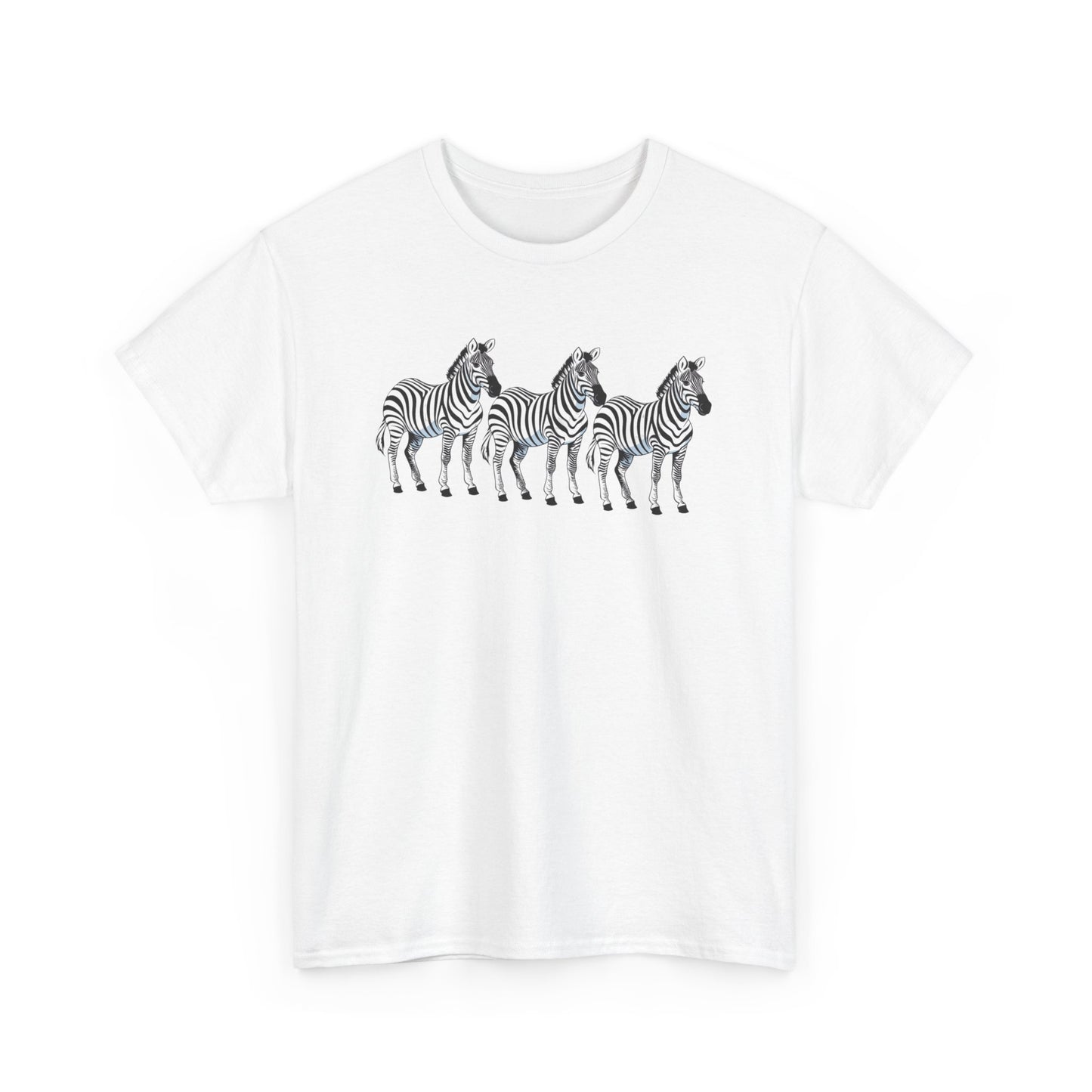 Zebra Print Unisex Heavy Cotton Tee