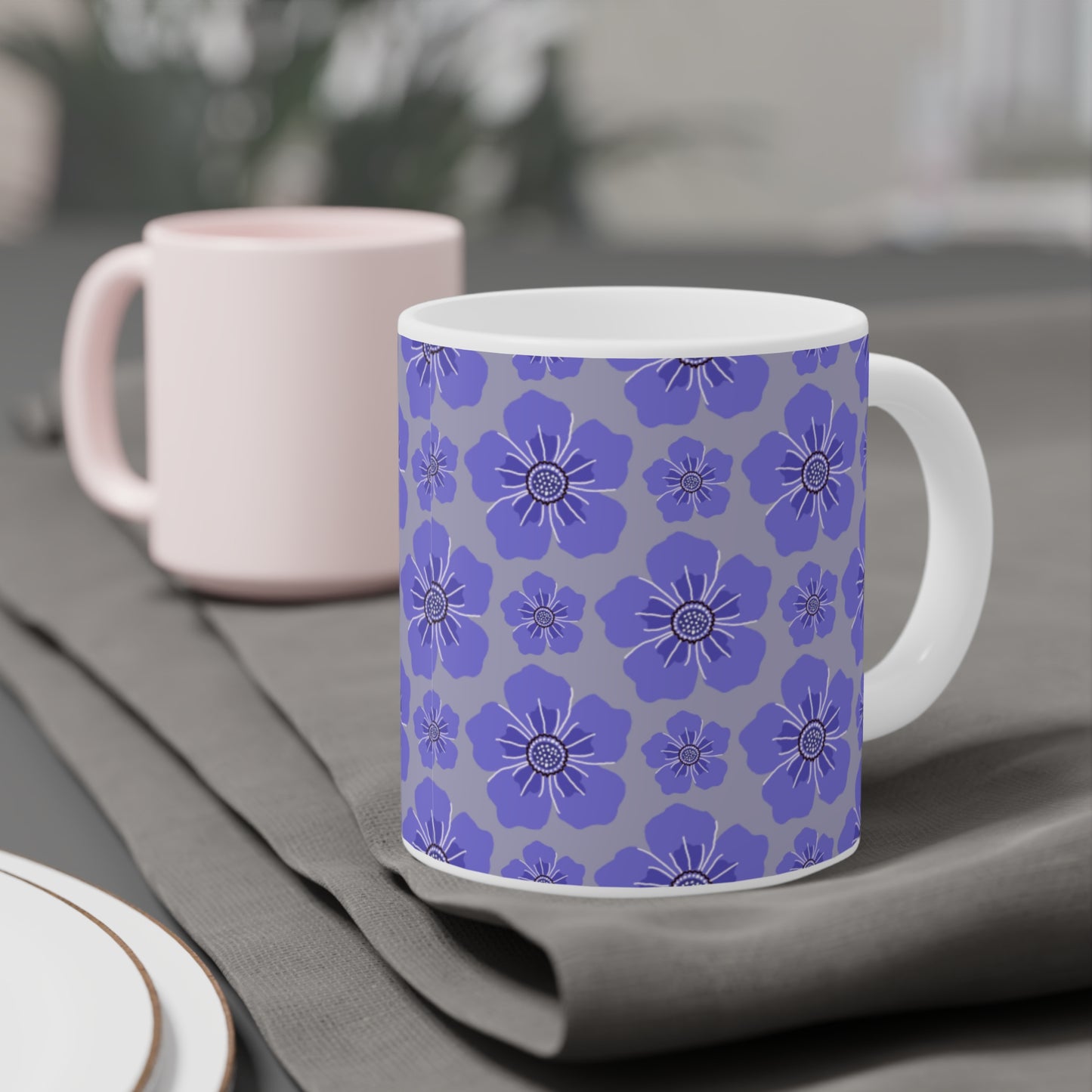 Floral Ceramic Mug (CDA)– Perfect for Gift Giving and Home Decor