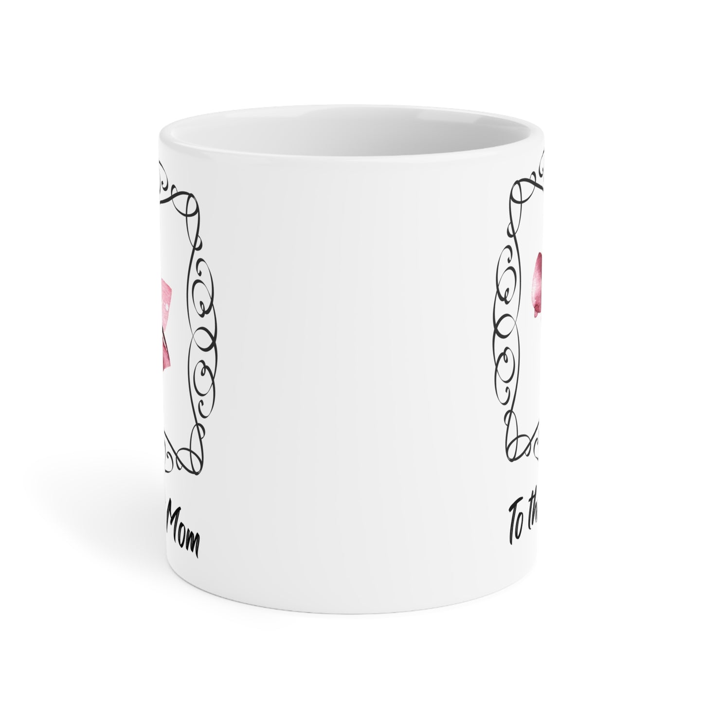To the Best Mom Floral Ceramic Mug - Perfect Gift for Mother's Day & Celebrations