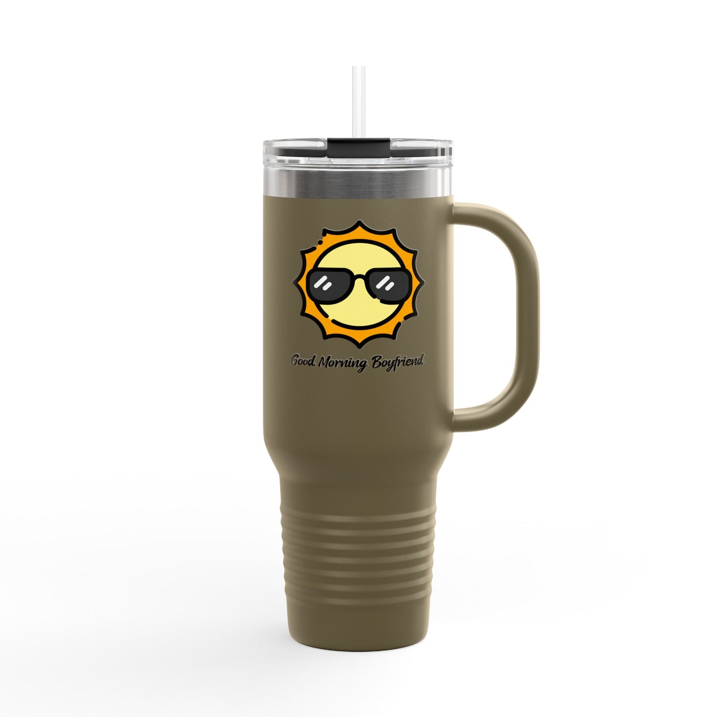 ‘Good Morning Boyfriend’ Insulated Travel Mug, 40oz