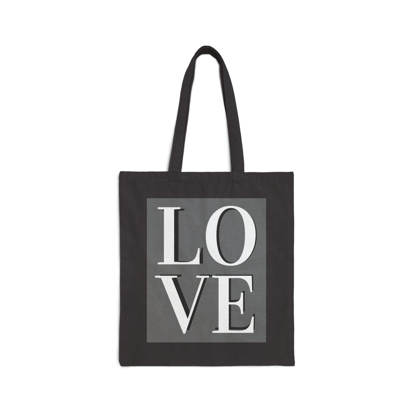 ‘LOVE’ Cotton Canvas Tote Bag