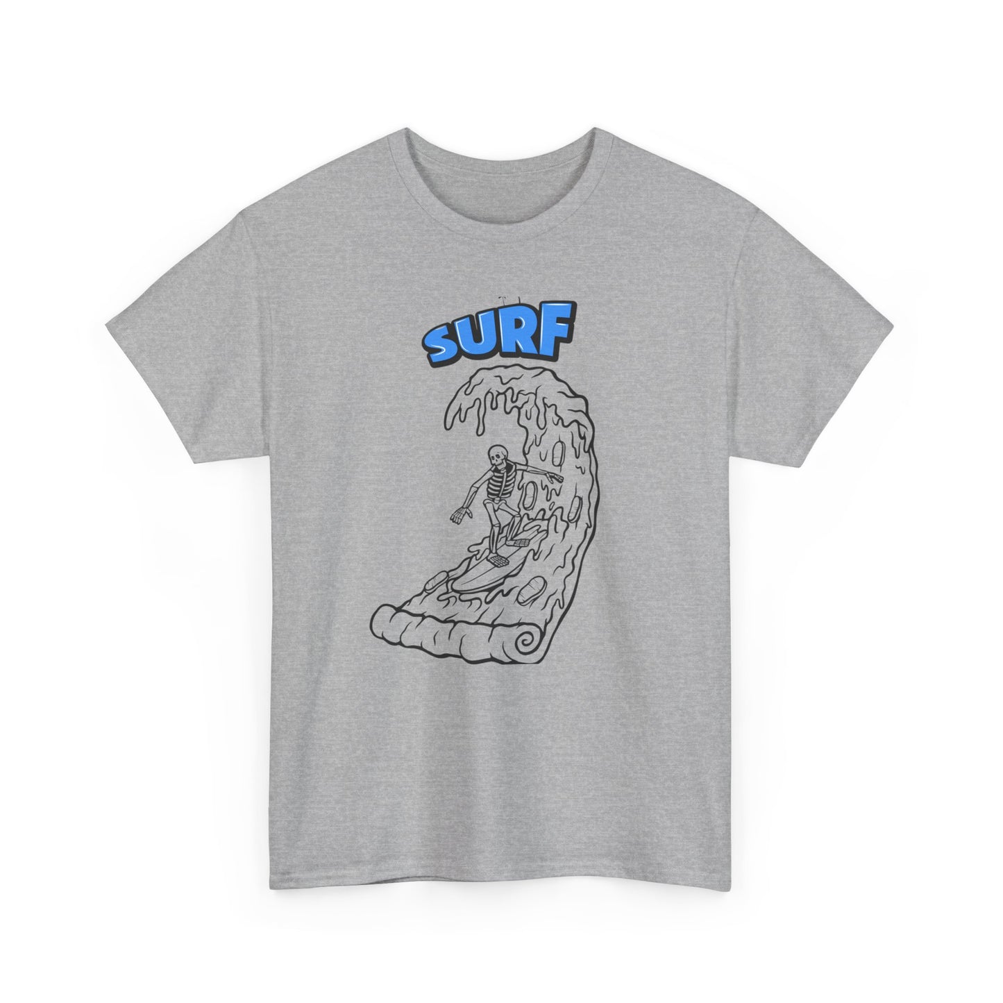 Surf Vibes Unisex Heavy Cotton Tee - Perfect for Beach Lovers, Summer Festivals, Casual Outings, Gift for Surfers, Fun and Relaxed Lifestyle