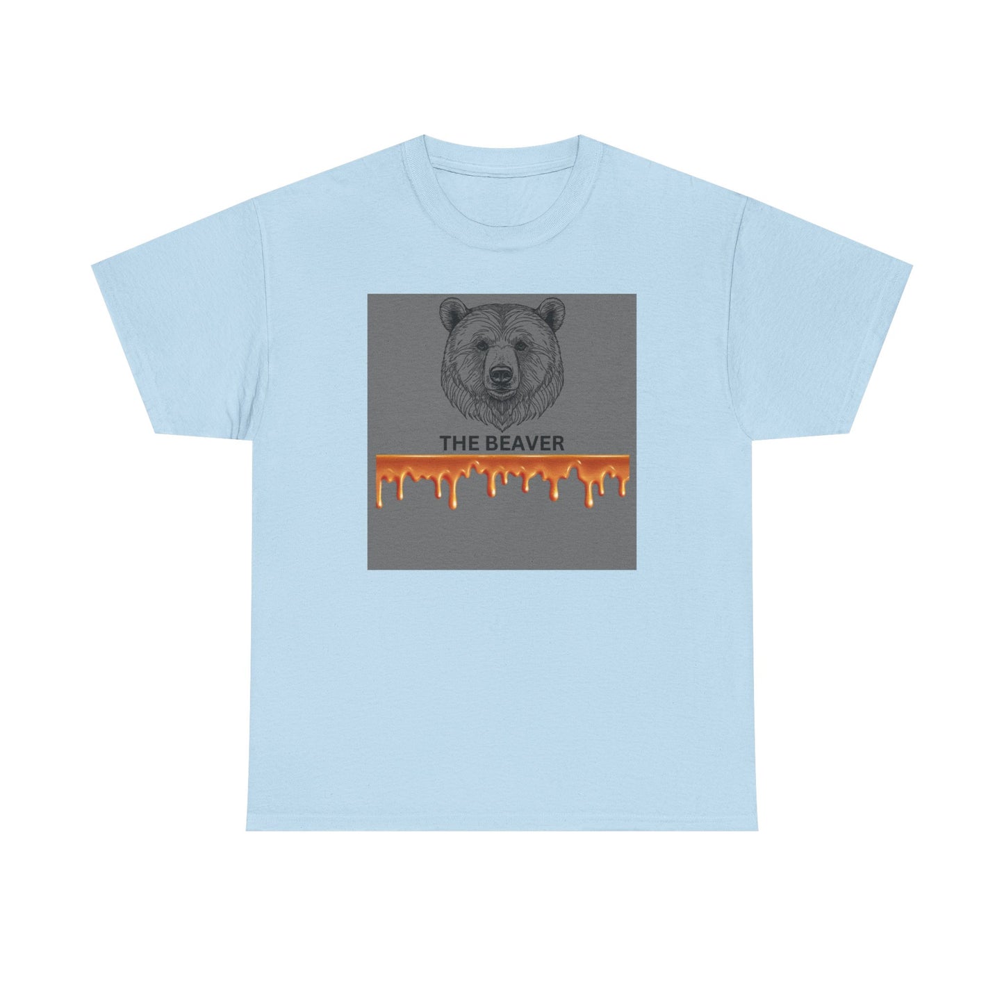 The Beaver Heavy Cotton Tee - Nature-Inspired Graphic T-Shirt