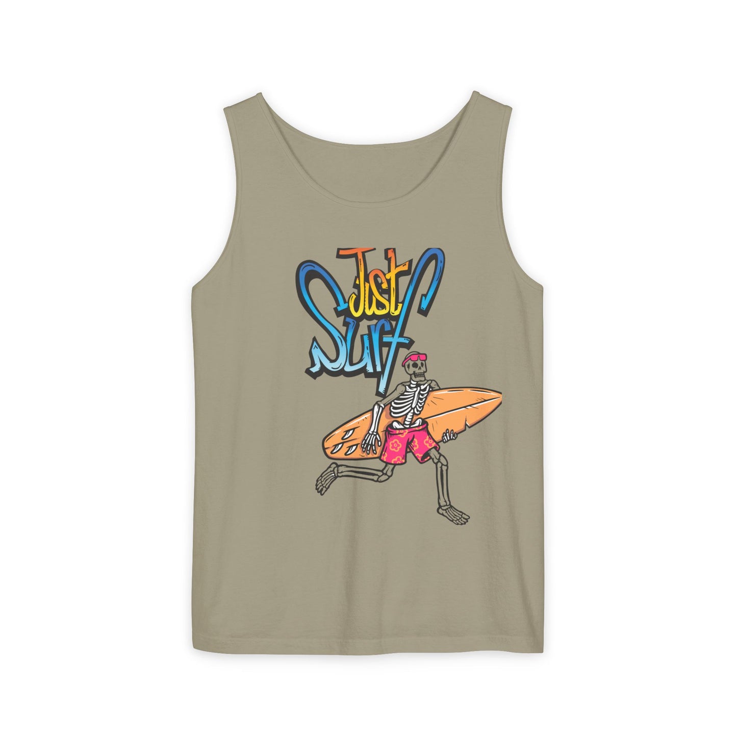 Surf Vibes Unisex Tank Top - Casual Beachwear, Summer Essential, Fun Gift for Surf Lovers, Relaxed Fit, Summer Vacation