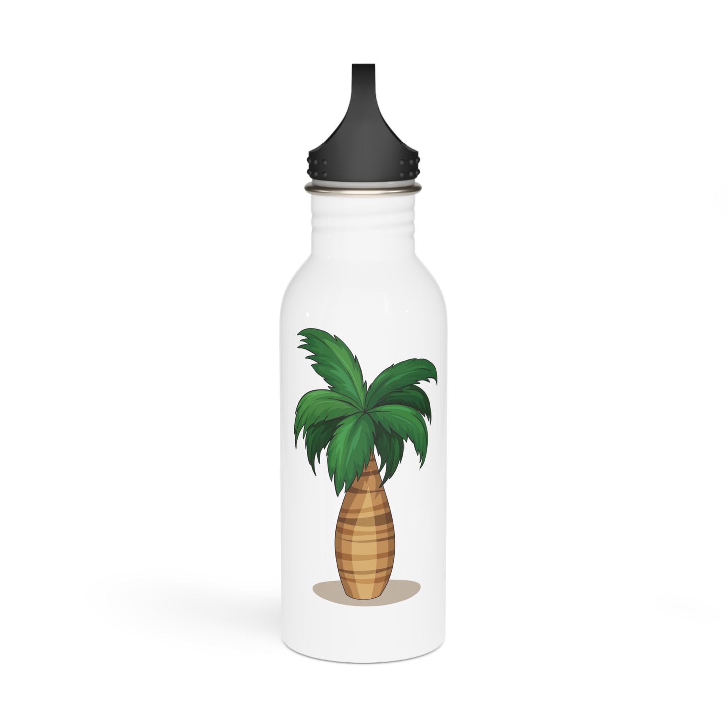 Tropical Paradise Water Bottle, Eco-Friendly Hydration, Summer Travel Accessory, Gift for Beach Lovers, Fitness Companion