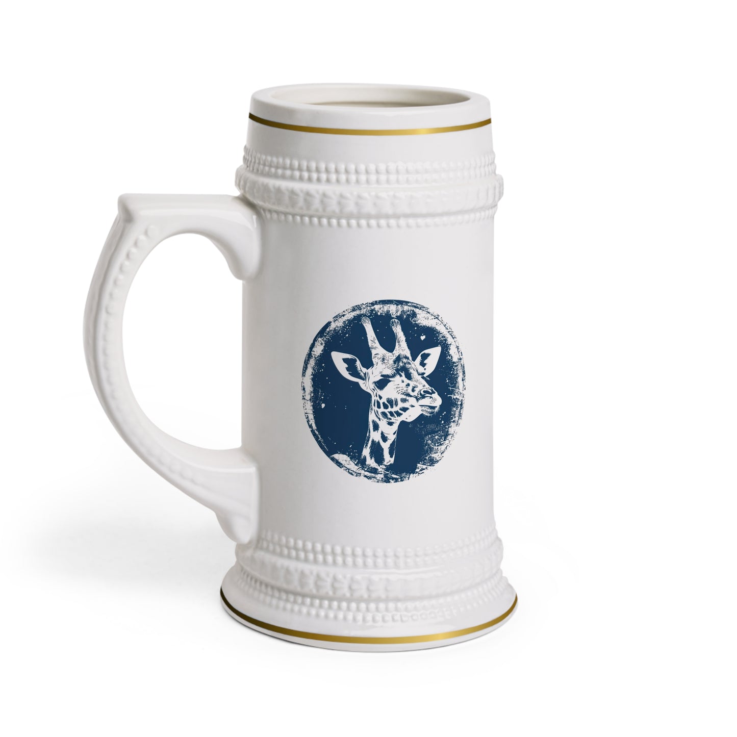 ‘Blue Cow’ Beer Stein Mug