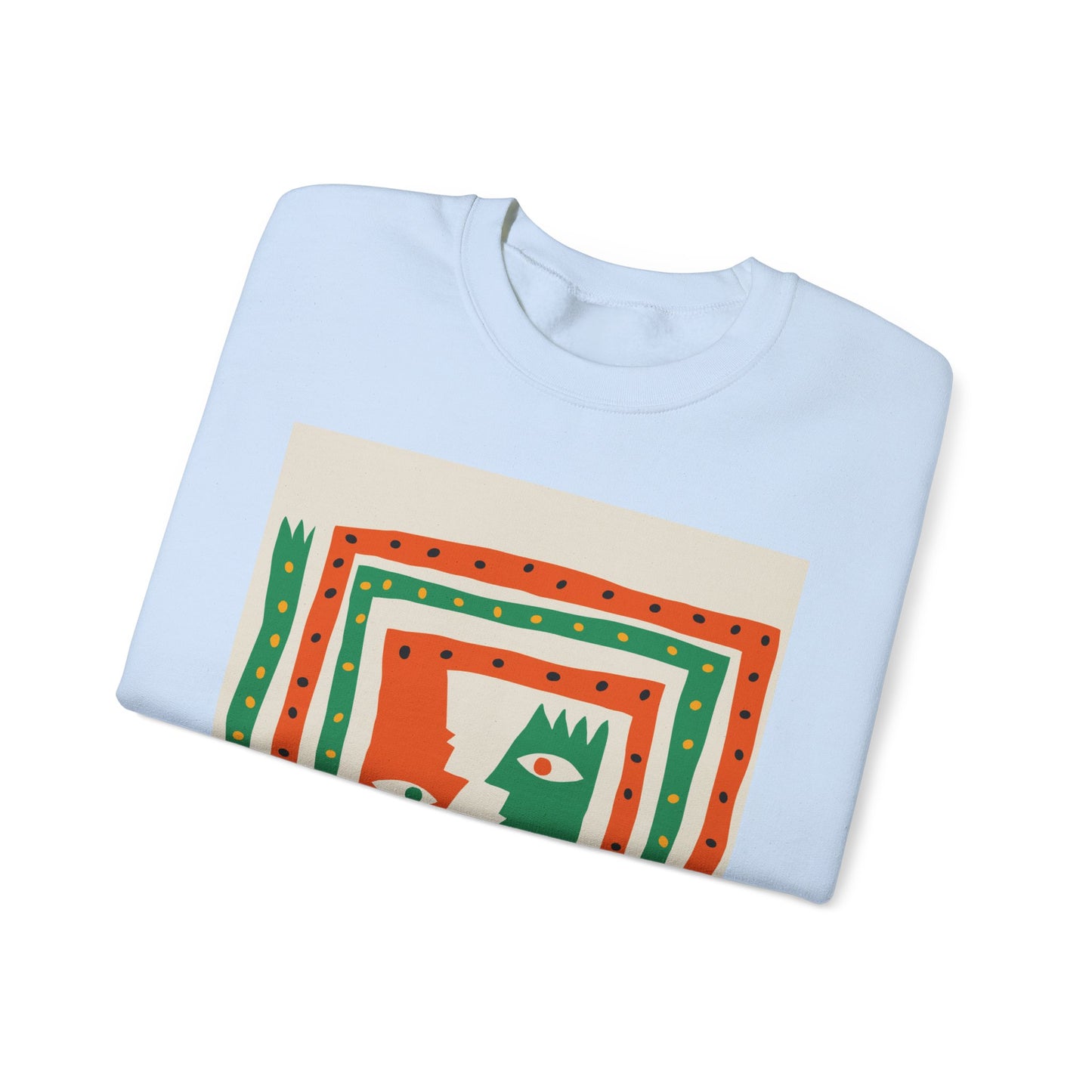 ‘Happiness’ Red/Green Unisex Heavy Blend™ Crewneck Sweatshirt
