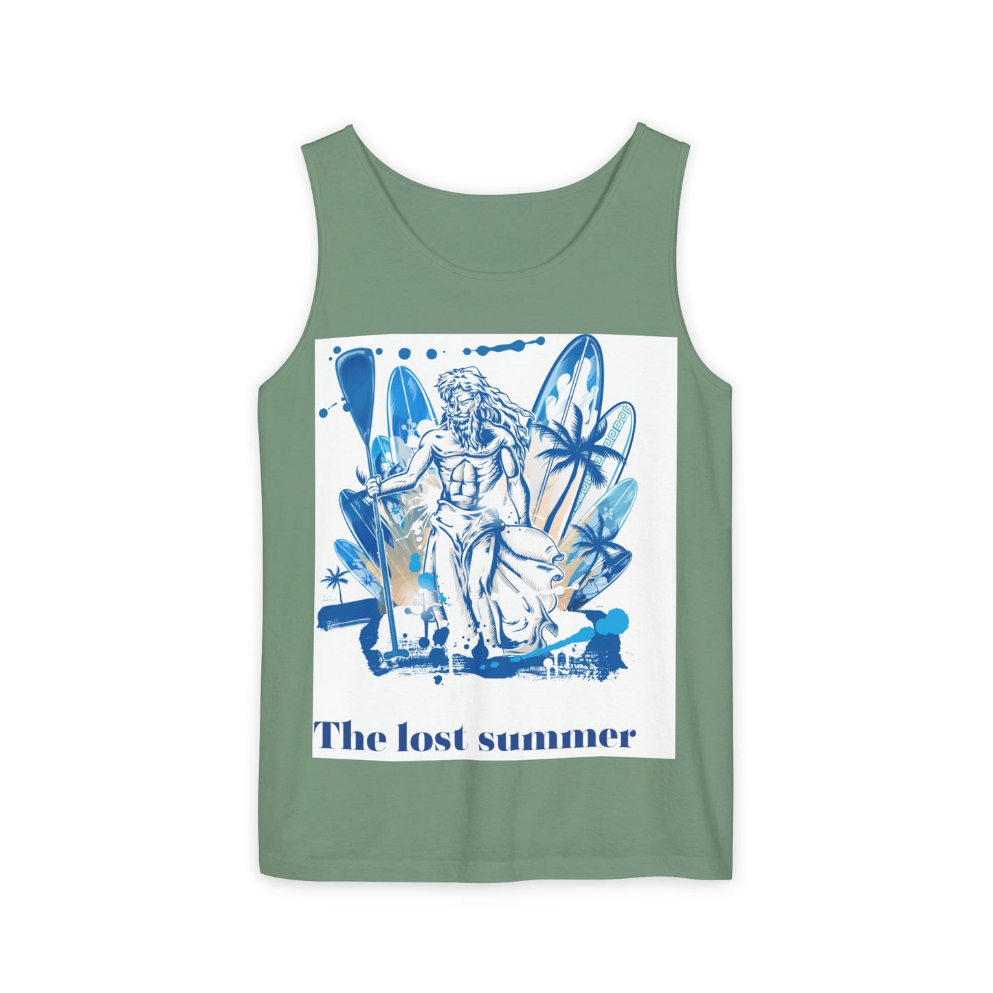 Lost Summer Unisex Tank Top, Beach Wear, Summer Vibes, Casual Top, Vacation Apparel, Gift for Friends