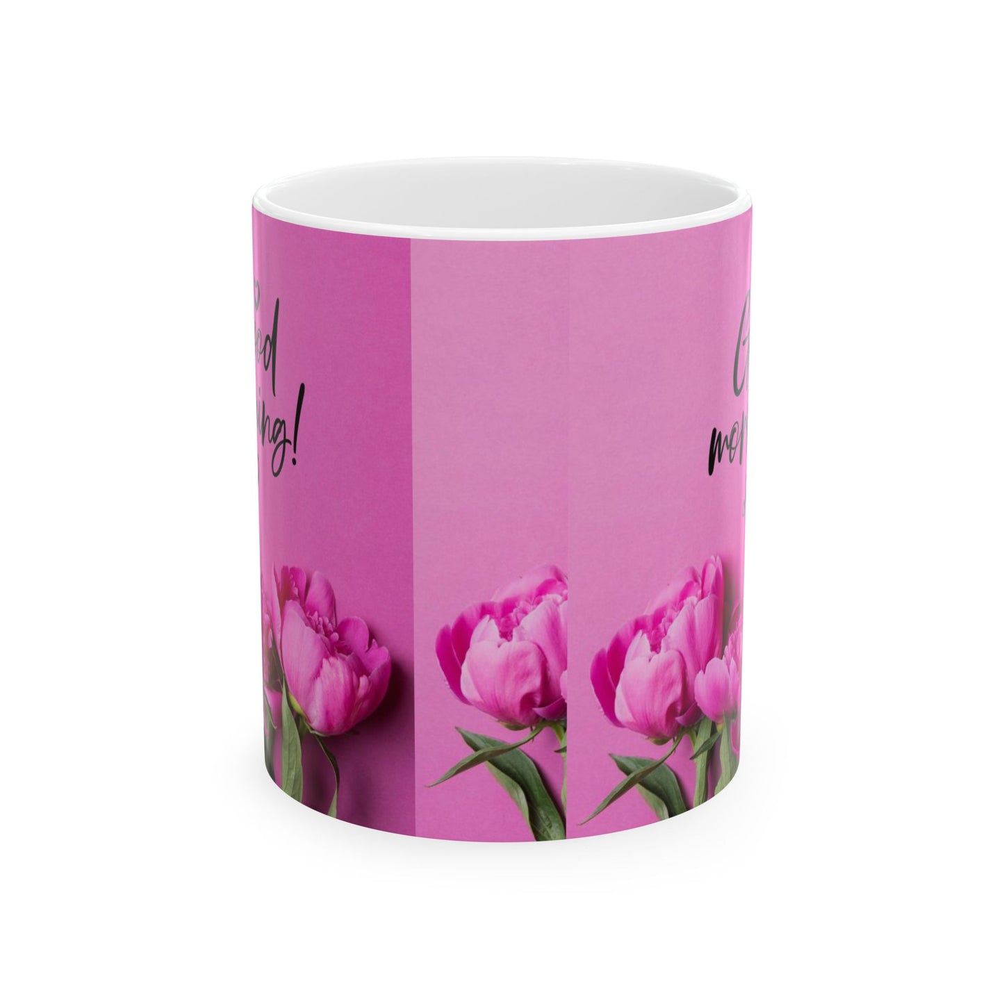 ‘Good Morning’ Ceramic Mug, (11oz, 15oz)