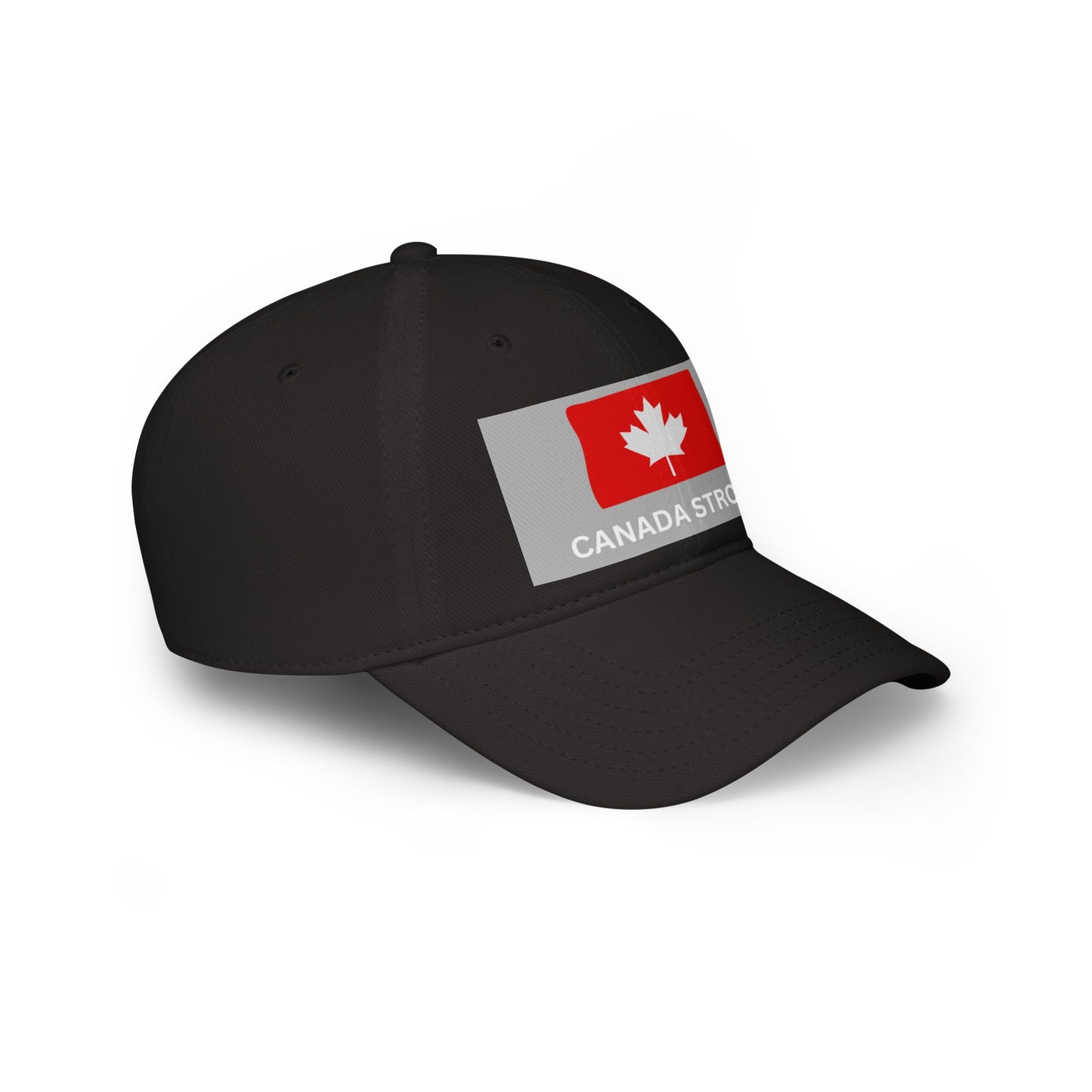 Canada Strong Low Profile Baseball Cap - Stylish Red Hat for Showcasing Canadian Pride