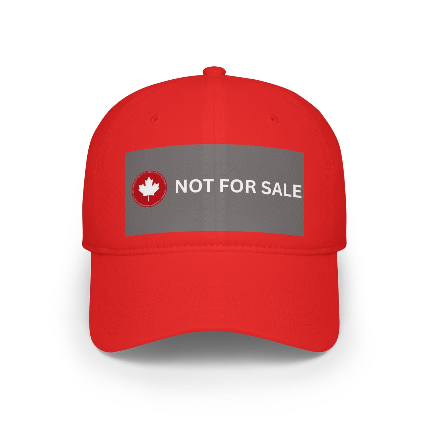 Bold Red Not For Sale Baseball Cap - Casual Streetwear Accessory