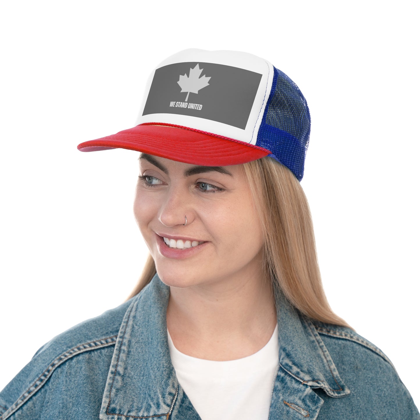 We Stand United Canada Trucker Cap - Stylish & Supportive Headwear