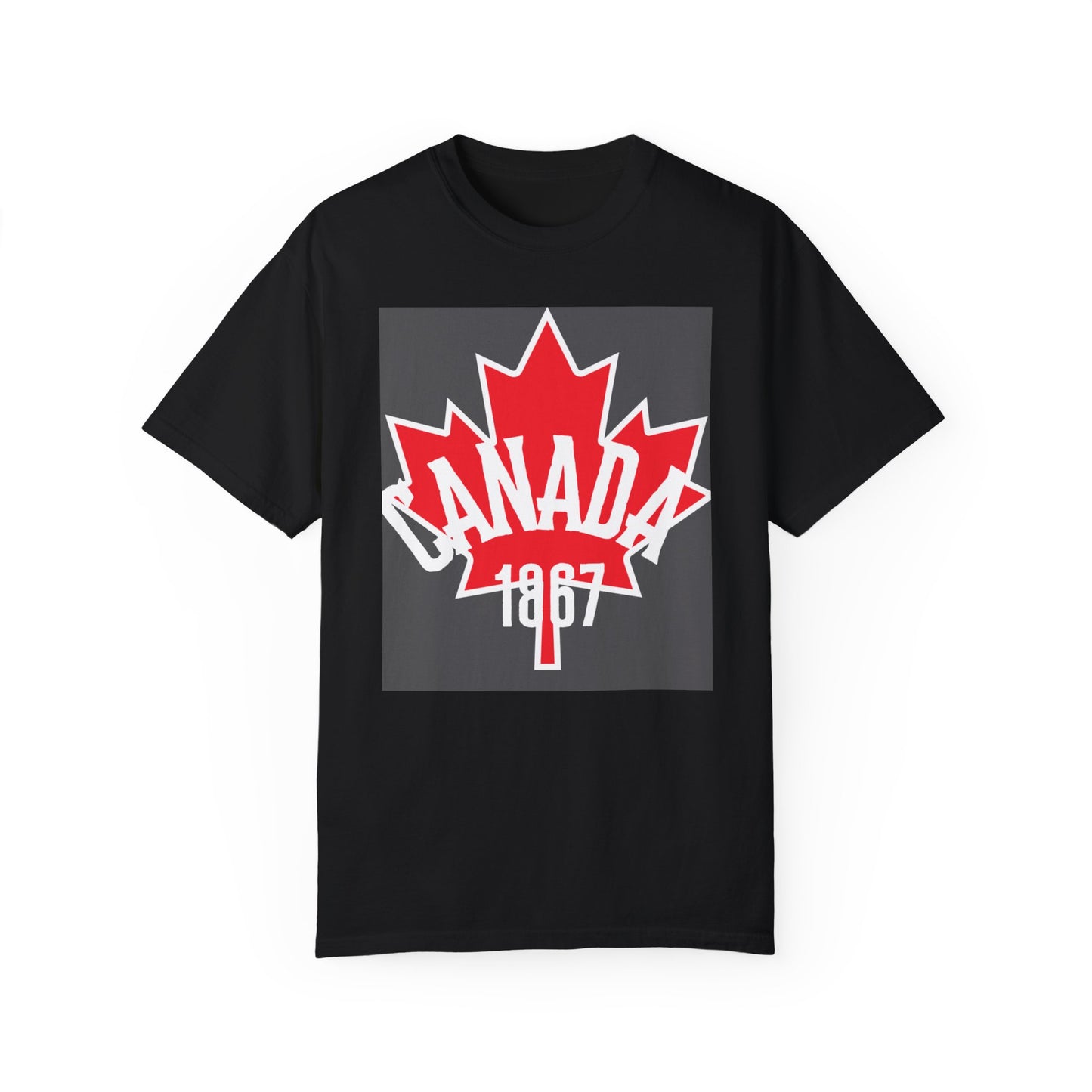Canada 1867 Unisex Garment-Dyed T-Shirt - Perfect for Canada Day & Casual Wear