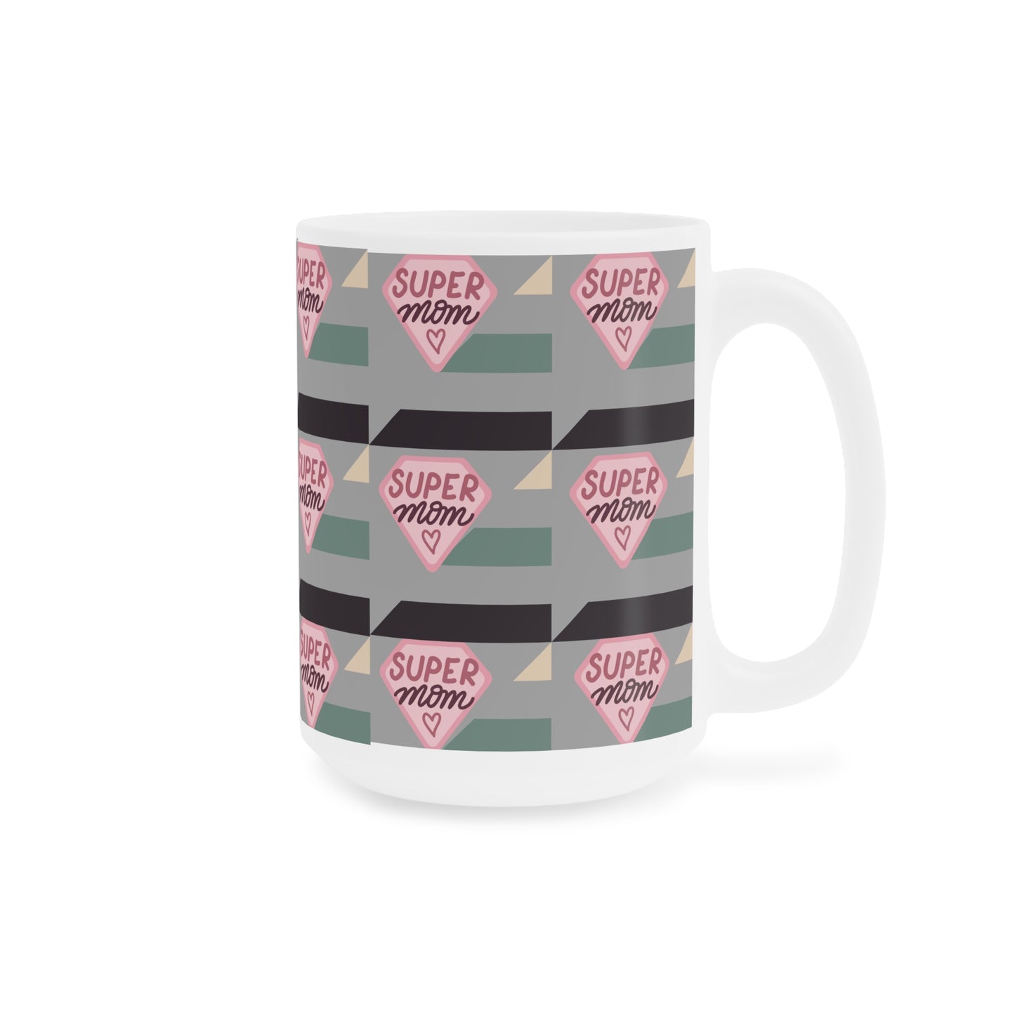 Super Mom Ceramic Mug - Heartfelt Gift for Mother's Day & Everyday Celebrations