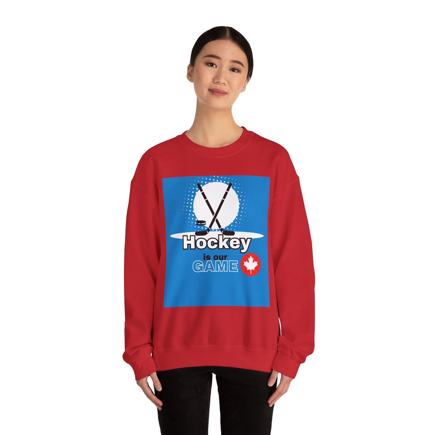 Hockey Is Our Game Unisex Crewneck Sweatshirt